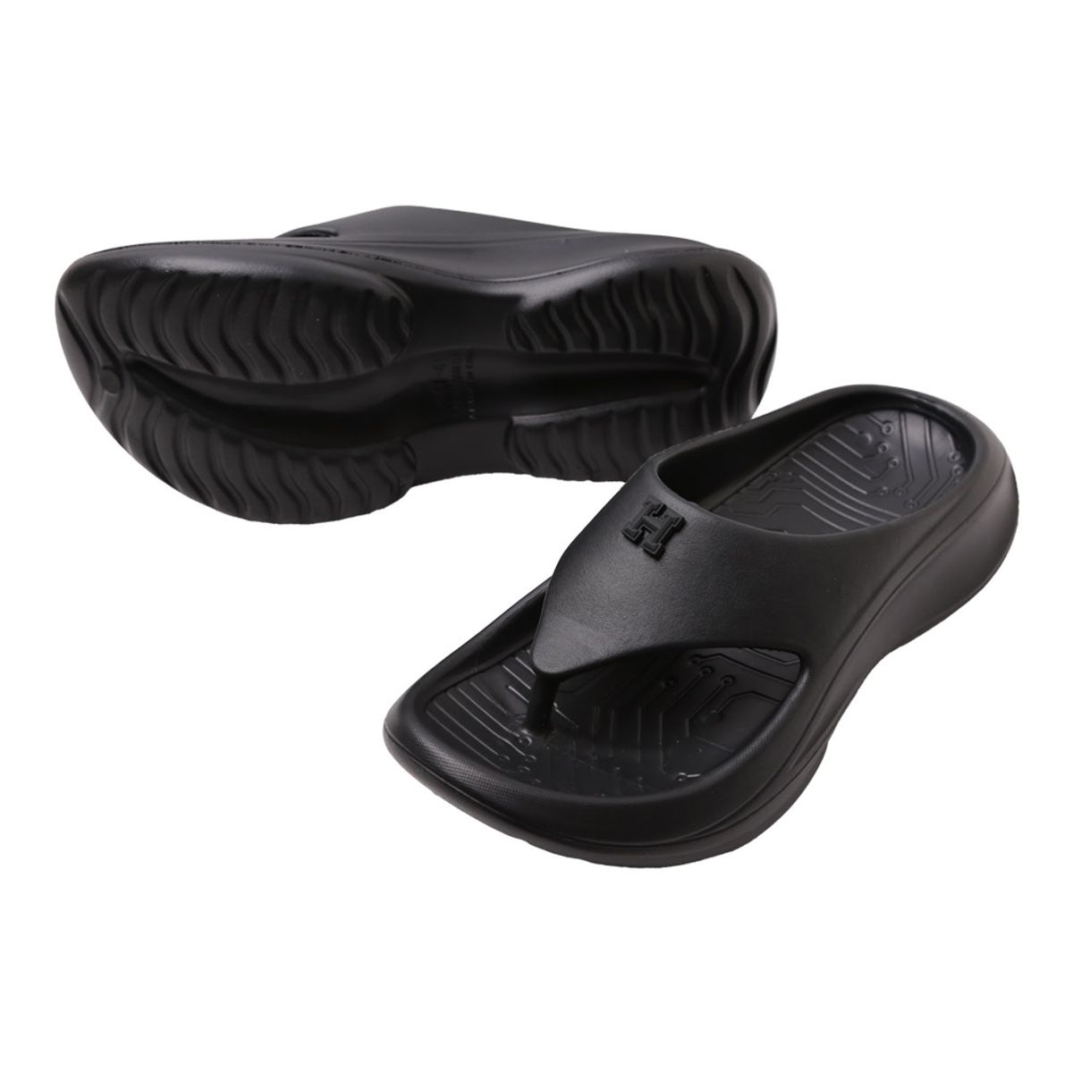 하버드 슈즈(HARVARD SHOES) 라존 남여공용 EVA 슬리퍼 쪼리 블랙