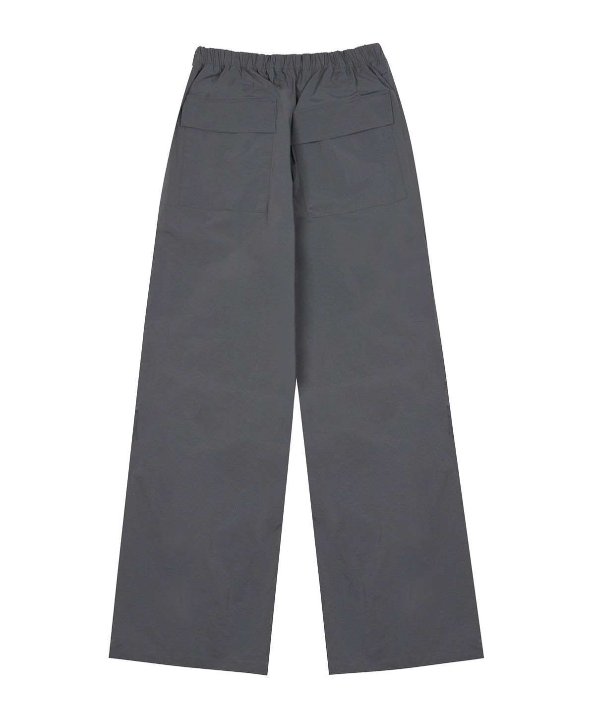 러브이즈트루(LUVISTRUE) CURVED L COMFY PARACHUTE PANTS(CHARCOAL)