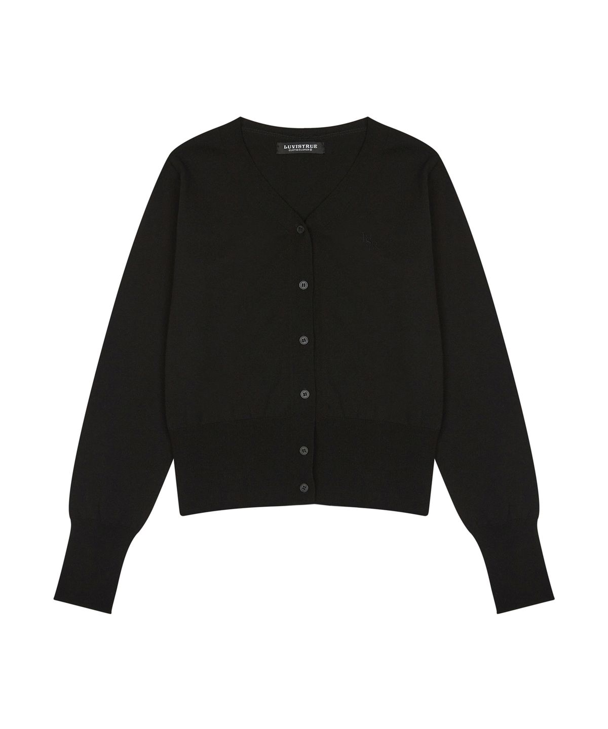 러브이즈트루(LUVISTRUE) LVTR KNIT CARDIGAN(BLACK)