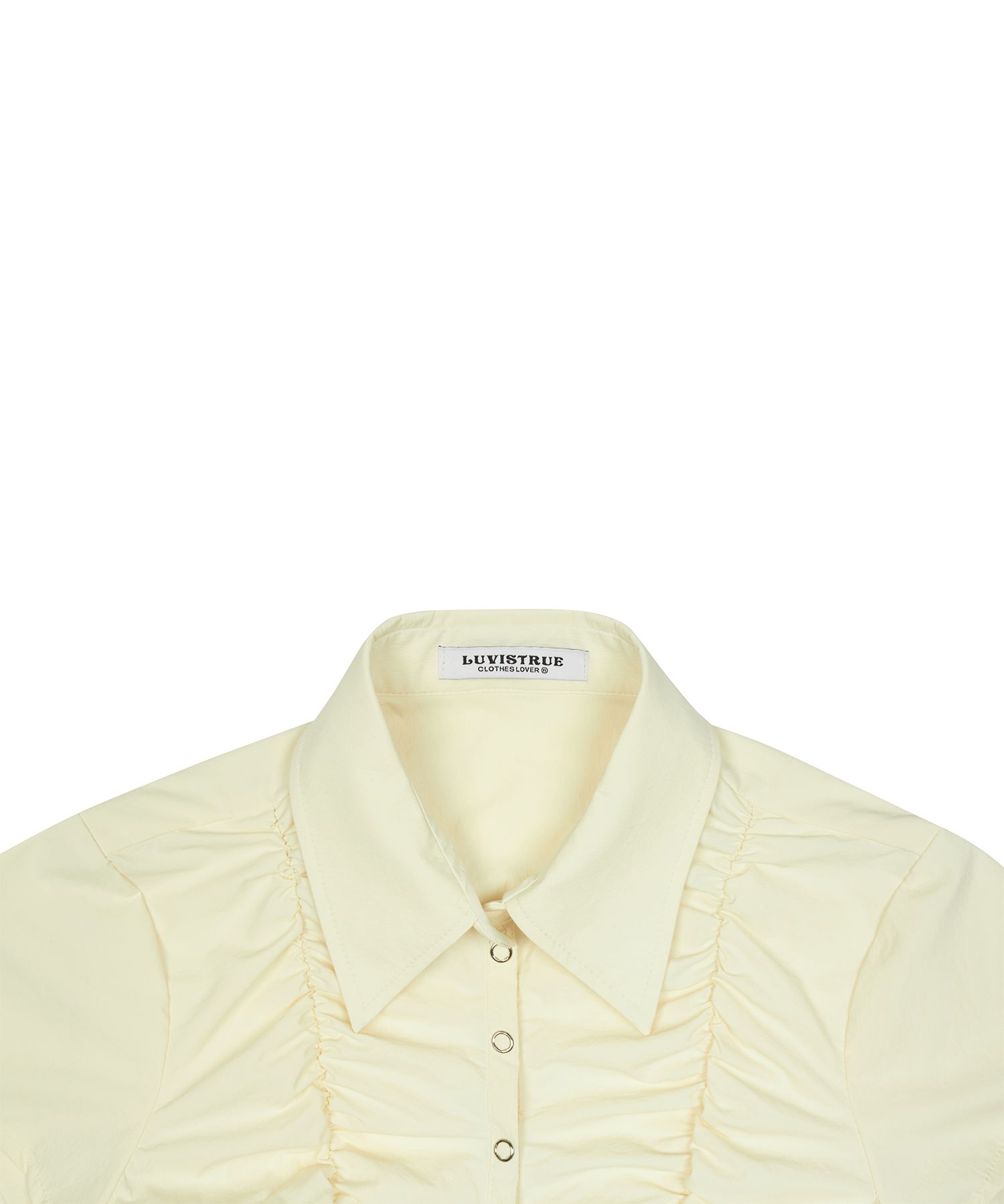 [LUV IS TRUE]★NM SHIRRING LONG TEE Designer fashion, Seoul-fully created | W Concept