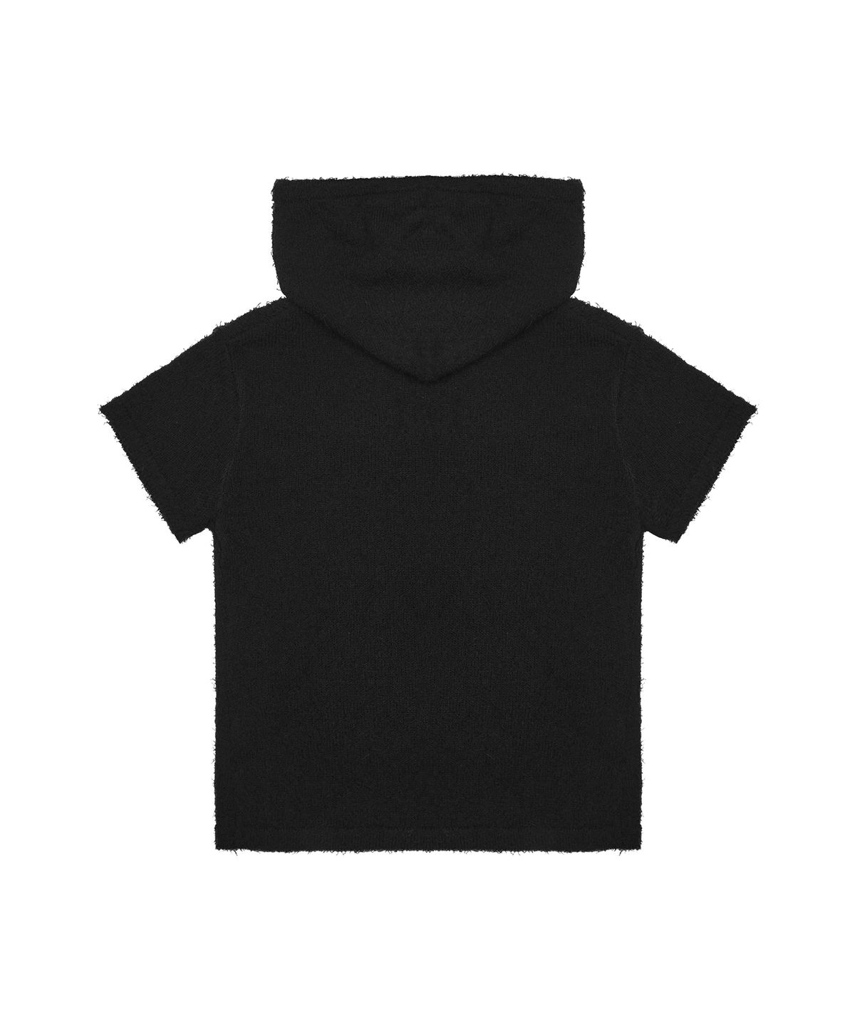 러브이즈트루(LUVISTRUE) RT KNIT HOODIE(BLACK)