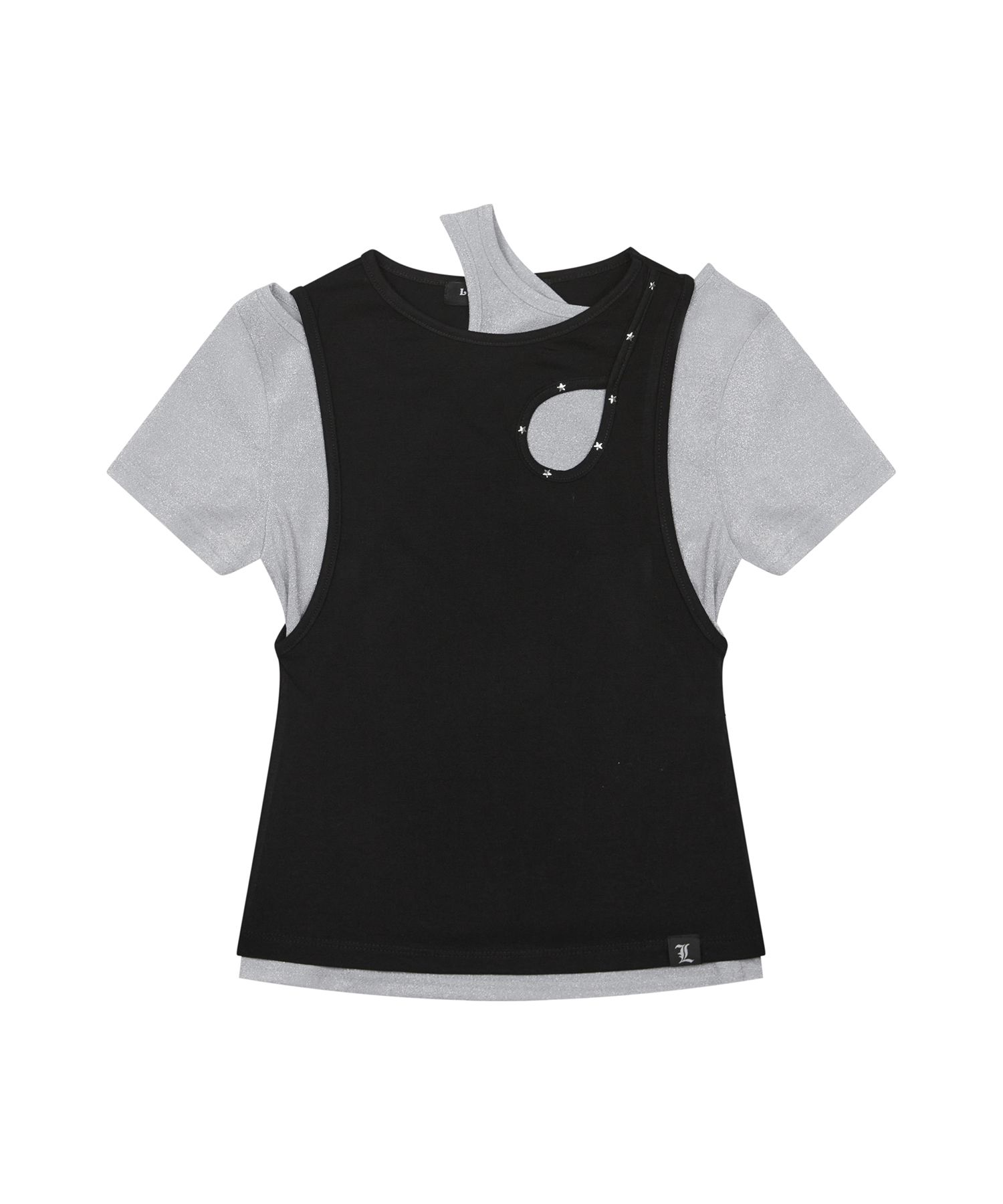 Tシャツ・カットソー LUV IS TRUE AM LAYERED TEE BMY903 LUV IS TRUE☆韓国☆人気☆ AM LAYERED TEE 3色 ロンT 追跡あり