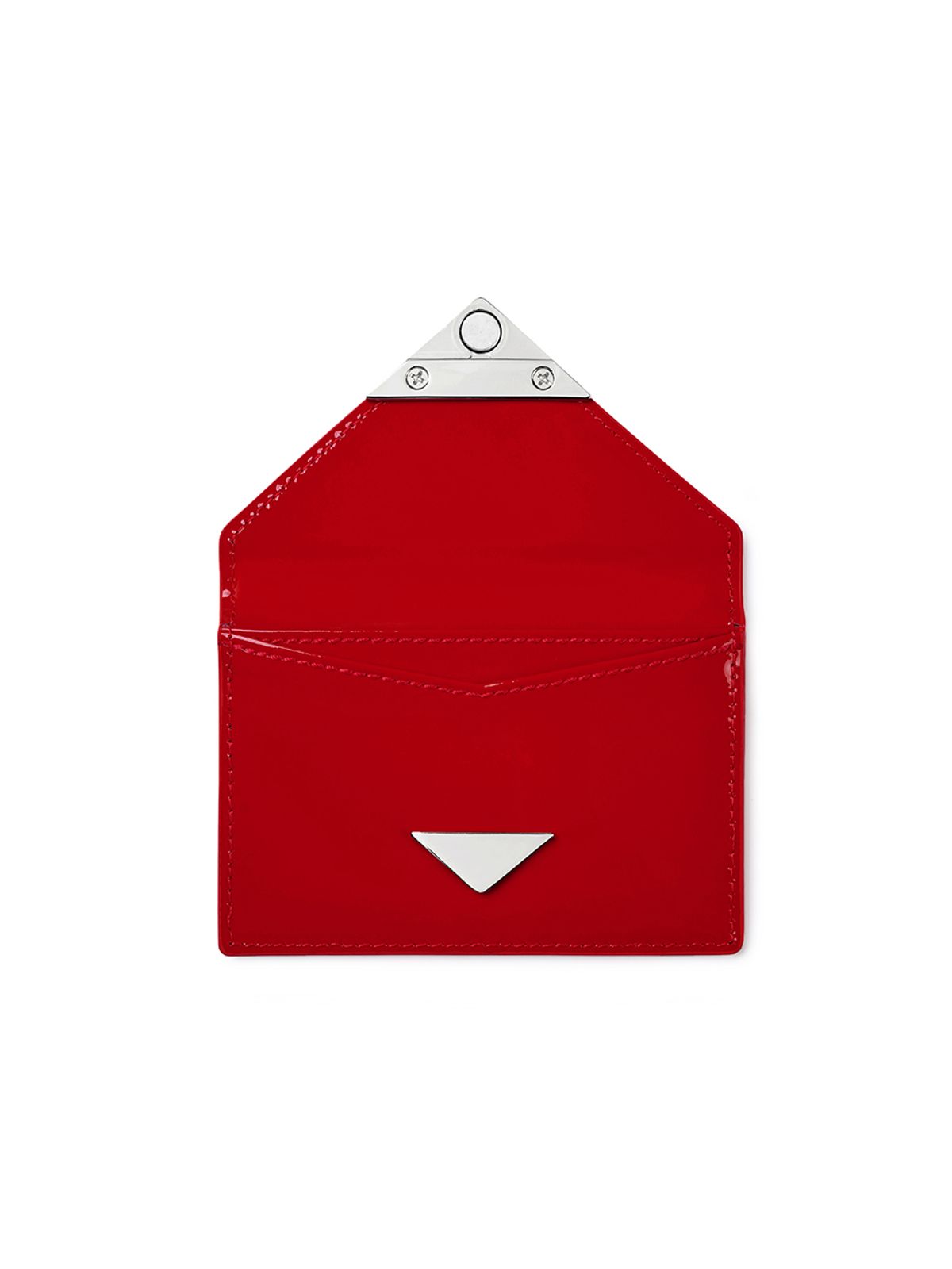 페넥(FENNEC) TRIANGLE FLAP CARD HOLDER - CHERRY RED