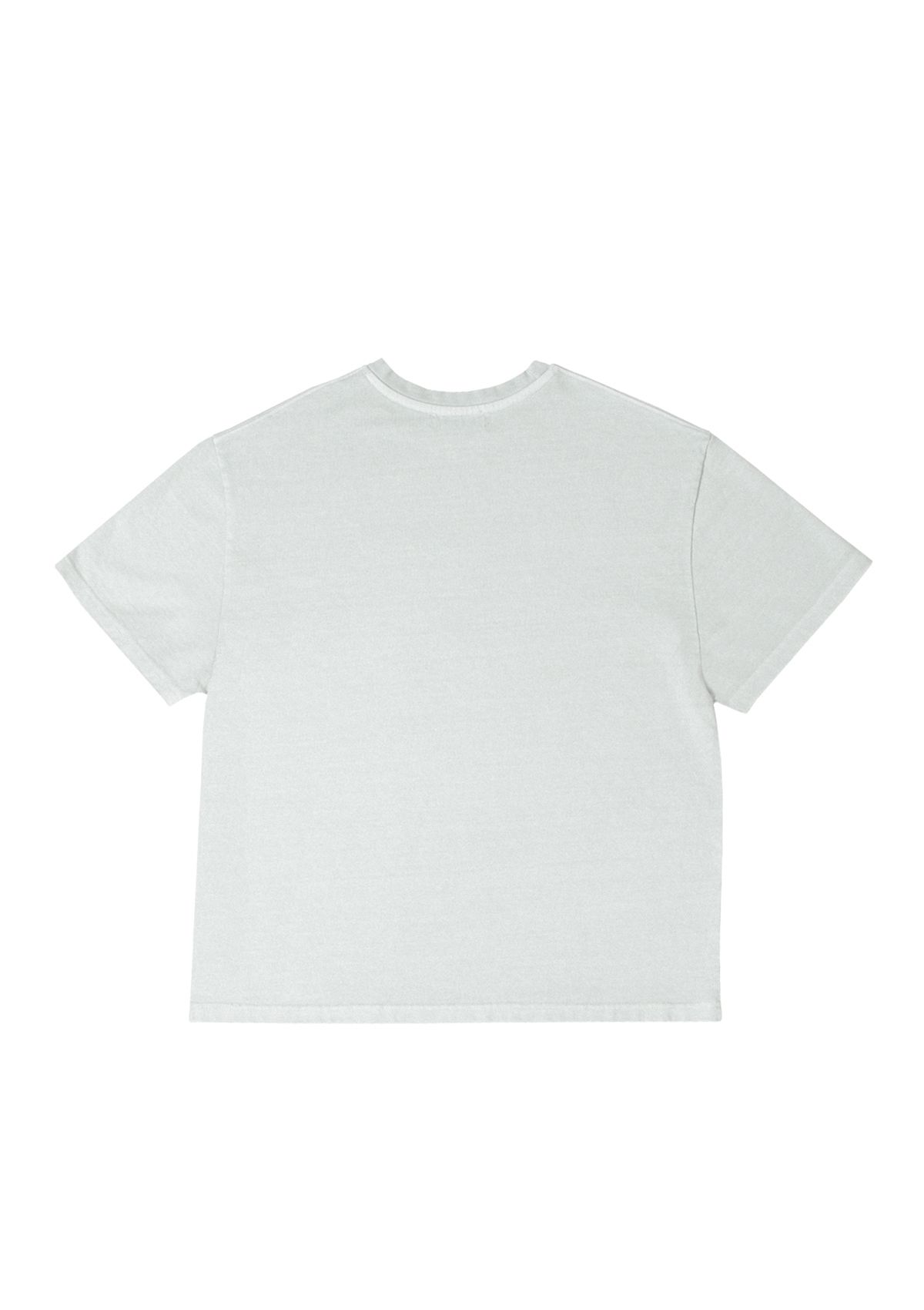 세니크(SENIK) Wavy 13th pigment t-shirts - Light grey