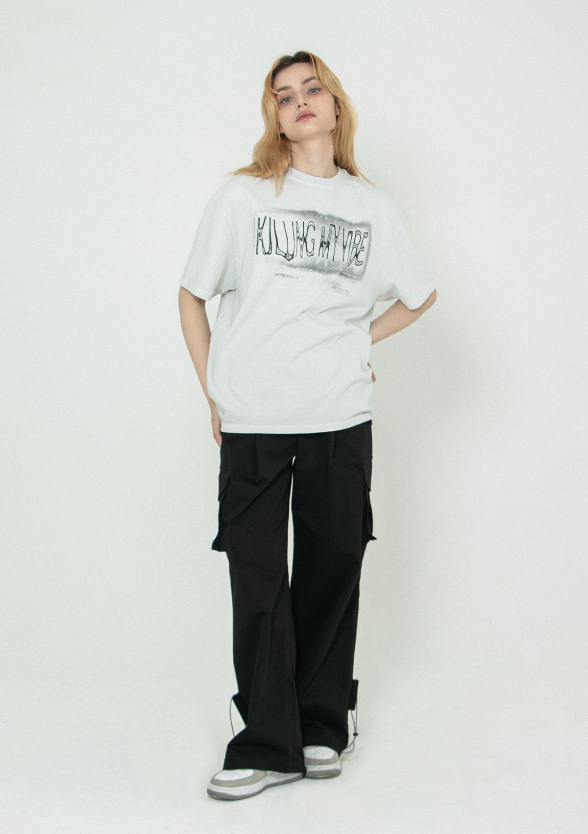 세니크(SENIK) KMV pigment t-shirts - Light grey