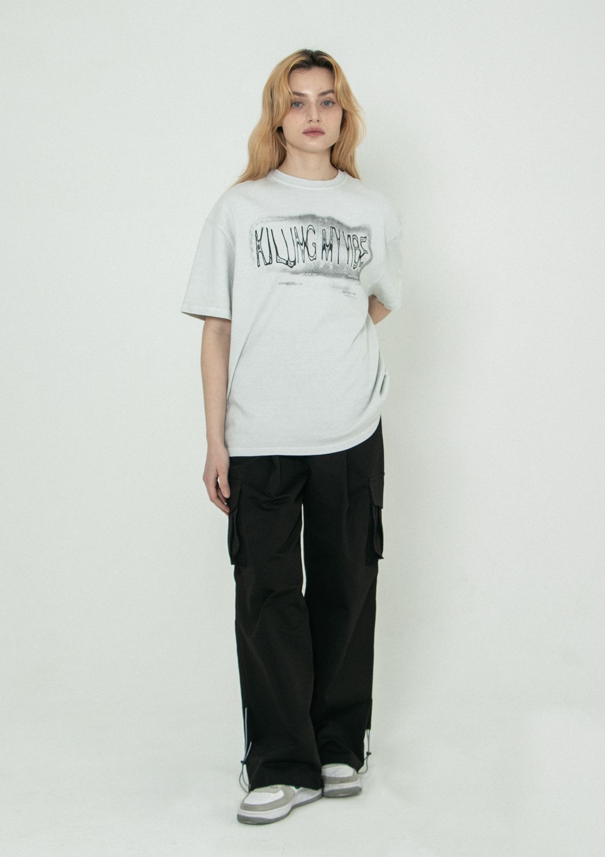 세니크(SENIK) KMV pigment t-shirts - Light grey