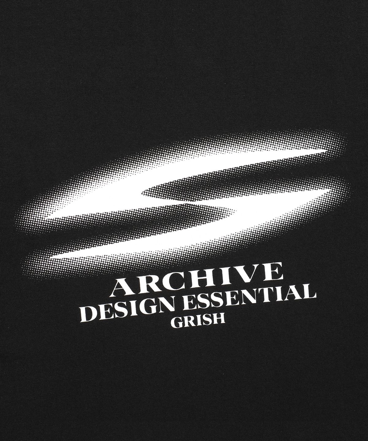 그리쉬(GRISH) 글로리 하프톤 티셔츠 블랙