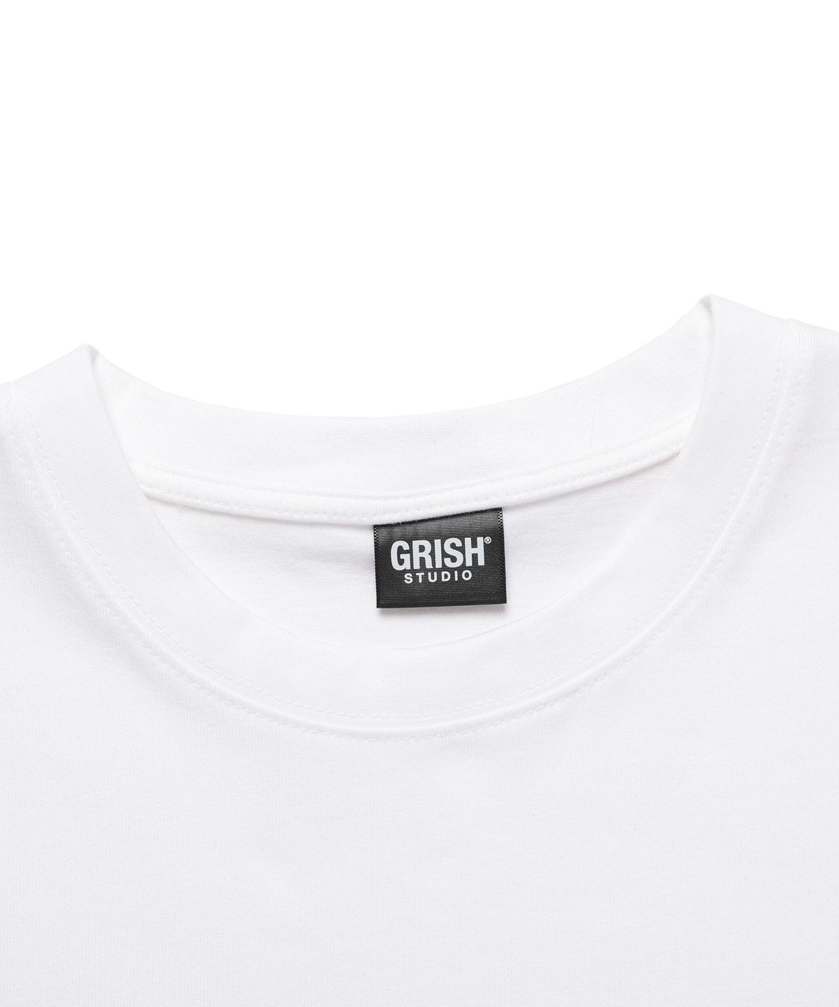 그리쉬(GRISH) 글로리 하프톤 티셔츠 화이트 그린