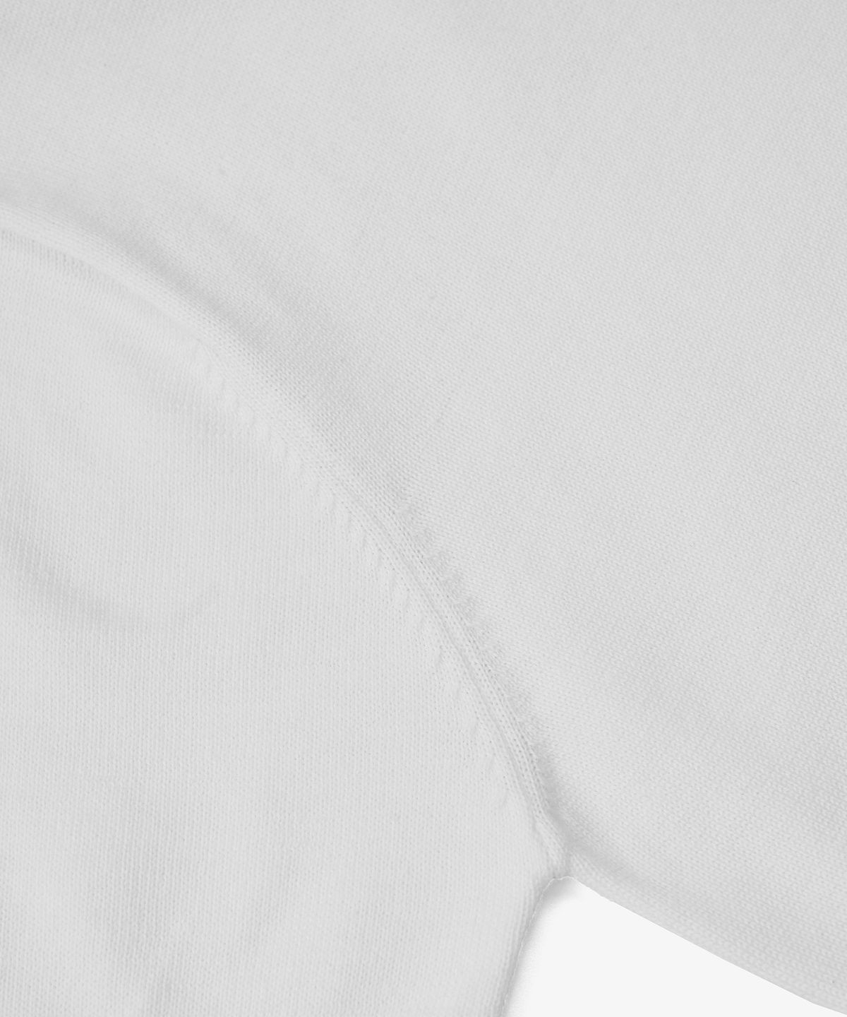 엑스컨테이너(EXCONTAINER) 쿨 카라 하프 니트 (WHITE)