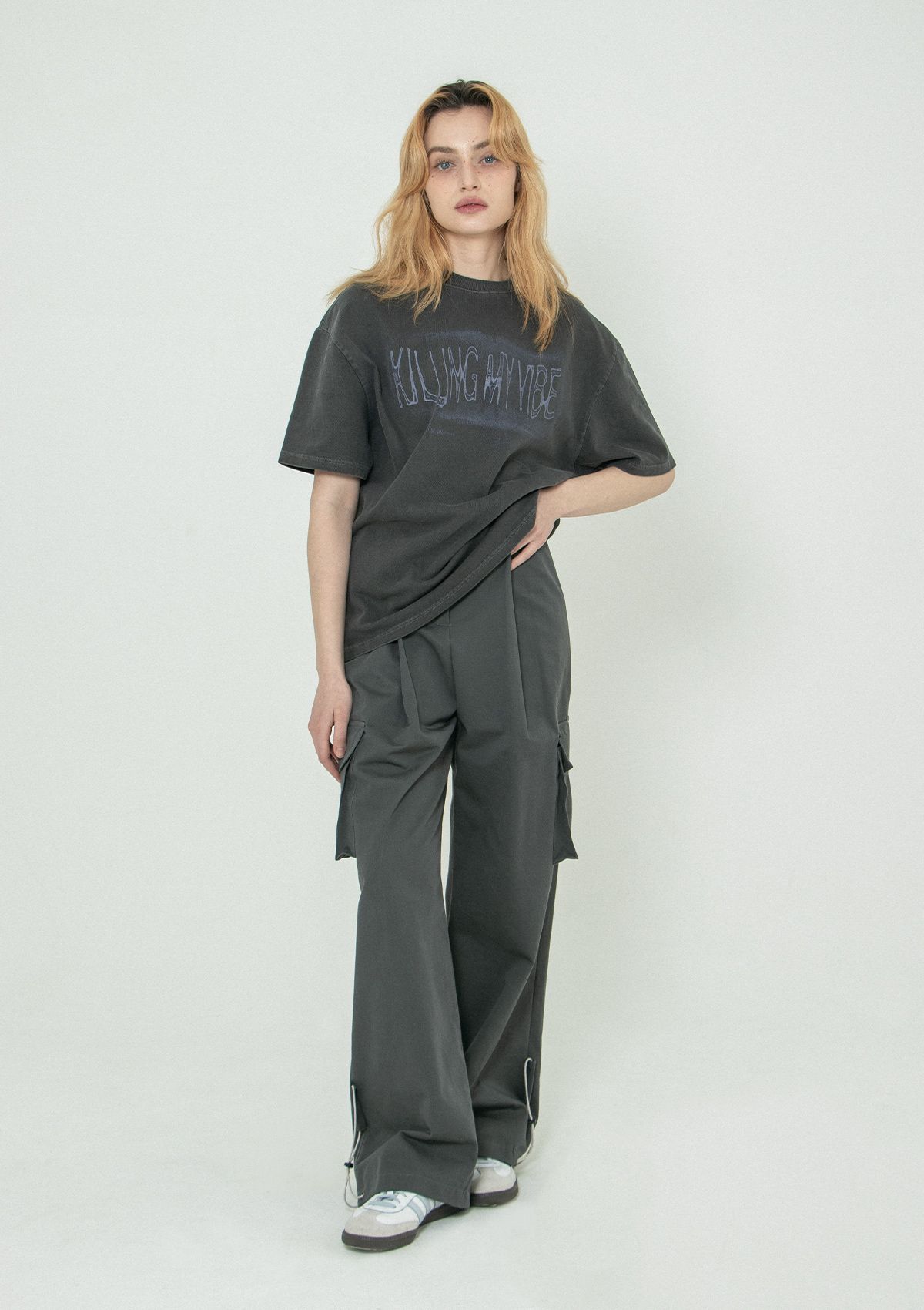 세니크(SENIK) KMV pigment t-shirts - Charcoal
