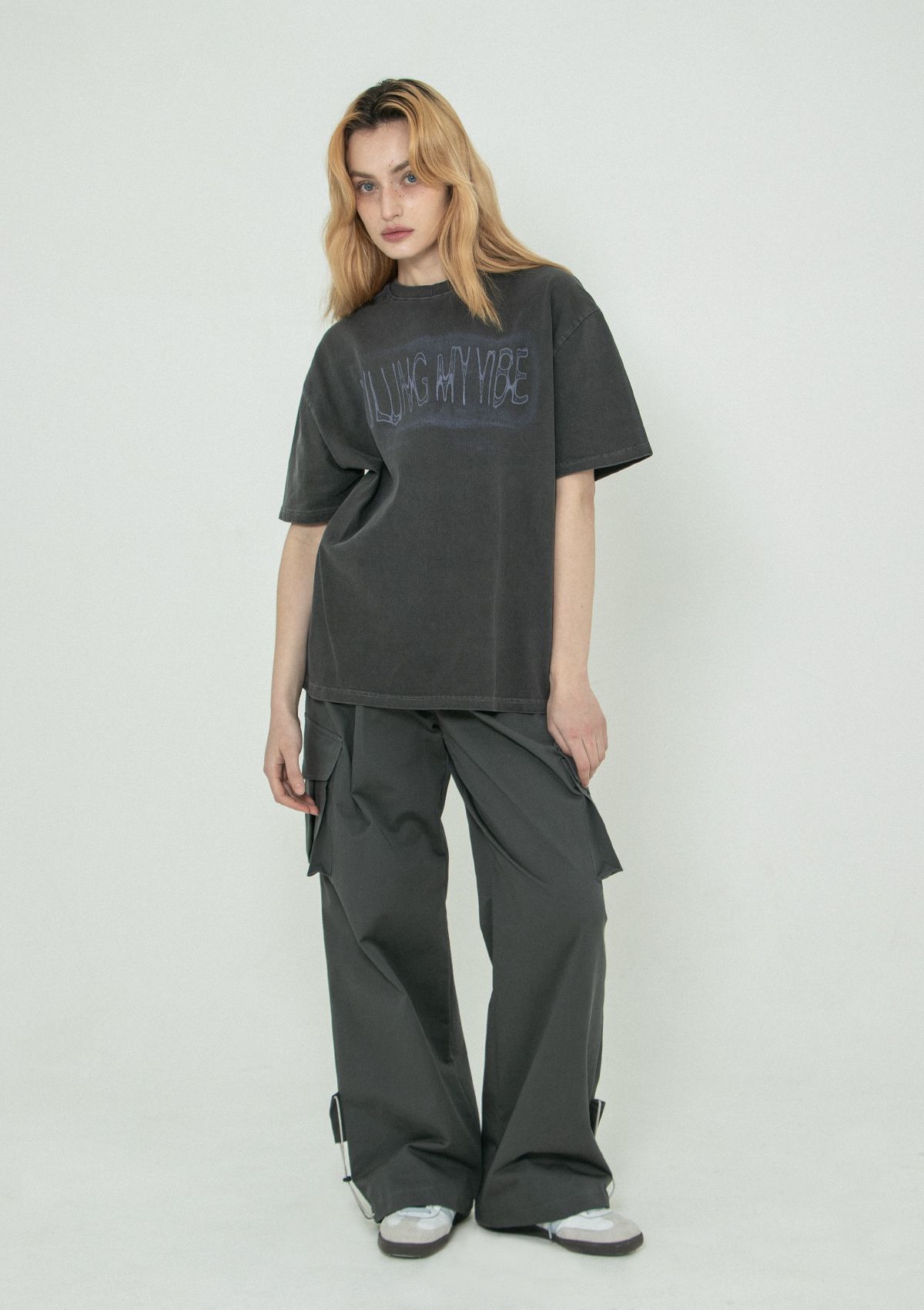 세니크(SENIK) KMV pigment t-shirts - Charcoal