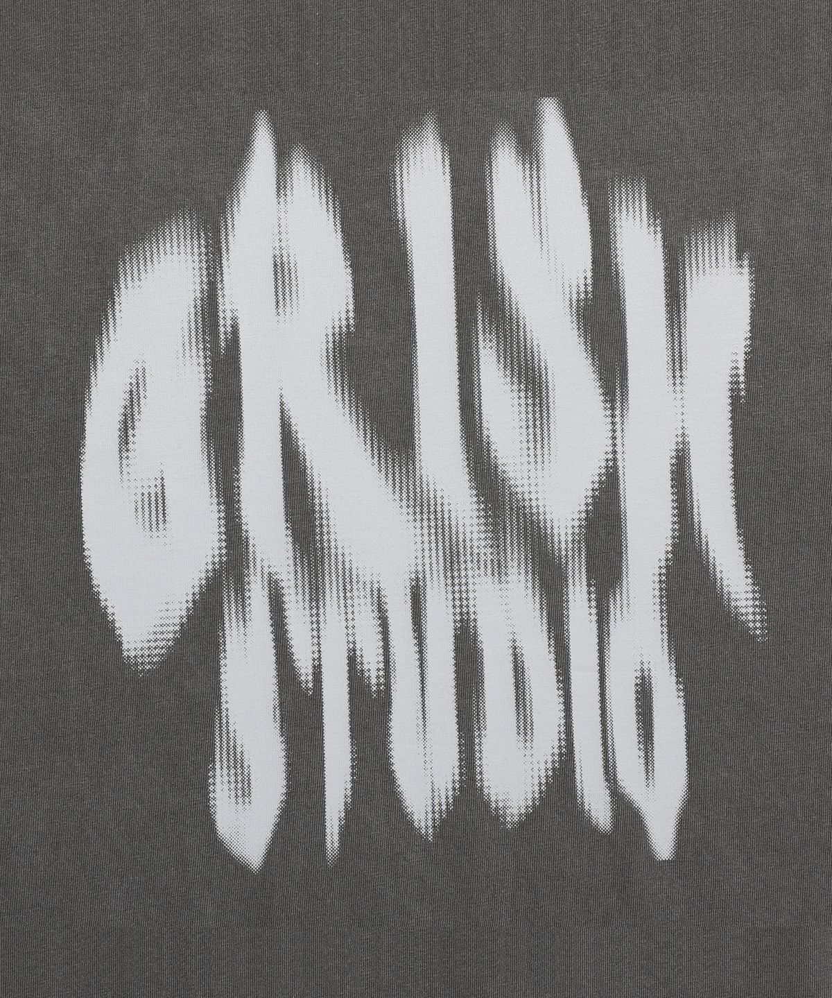 그리쉬(GRISH) 러프블러 피그먼트 티셔츠 블랙 차콜