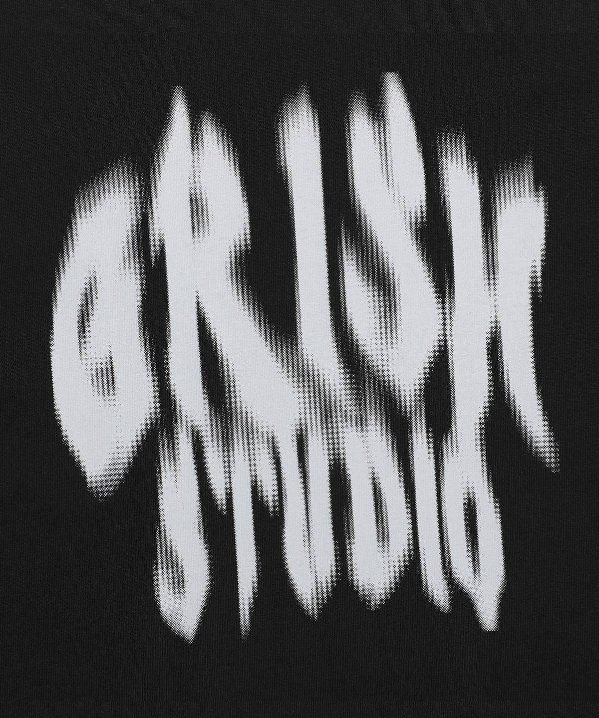 그리쉬(GRISH) 러프블러 로고 티셔츠 블랙