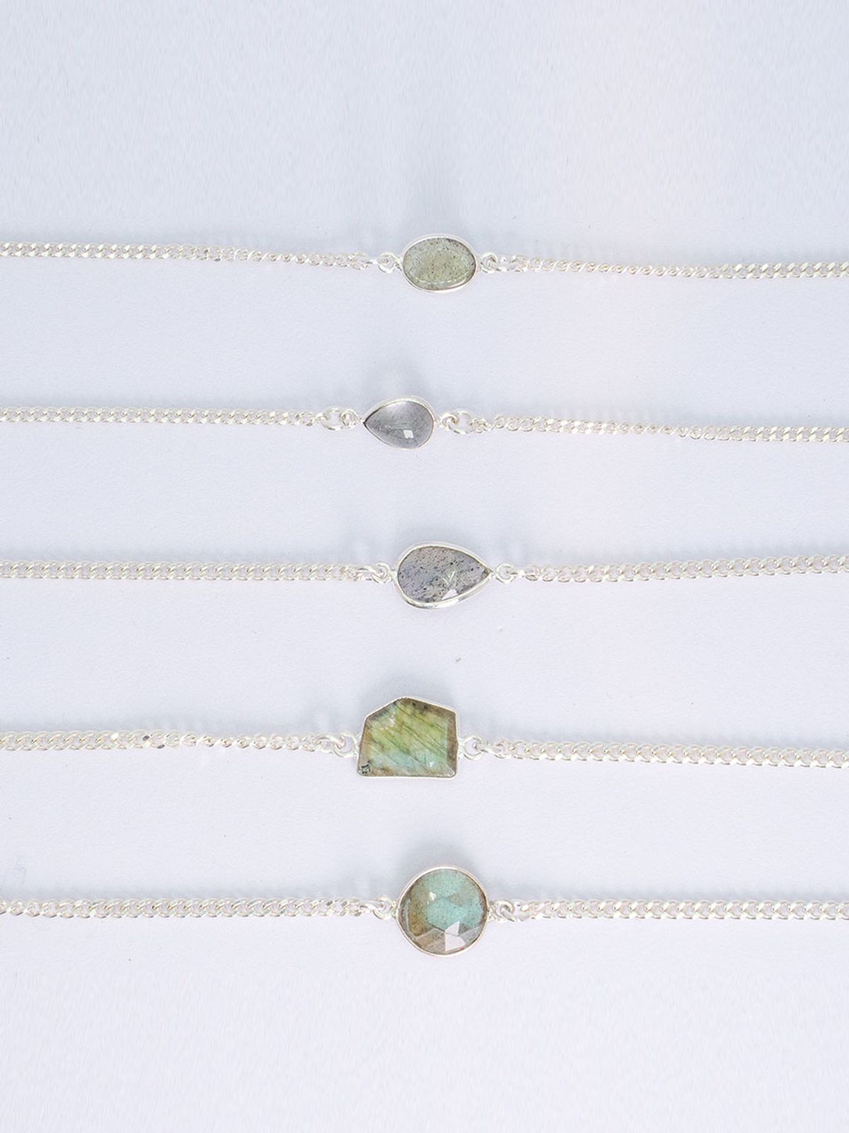 하랑(HARANG) HR 257B_Pentagon Labradorite Bracelet