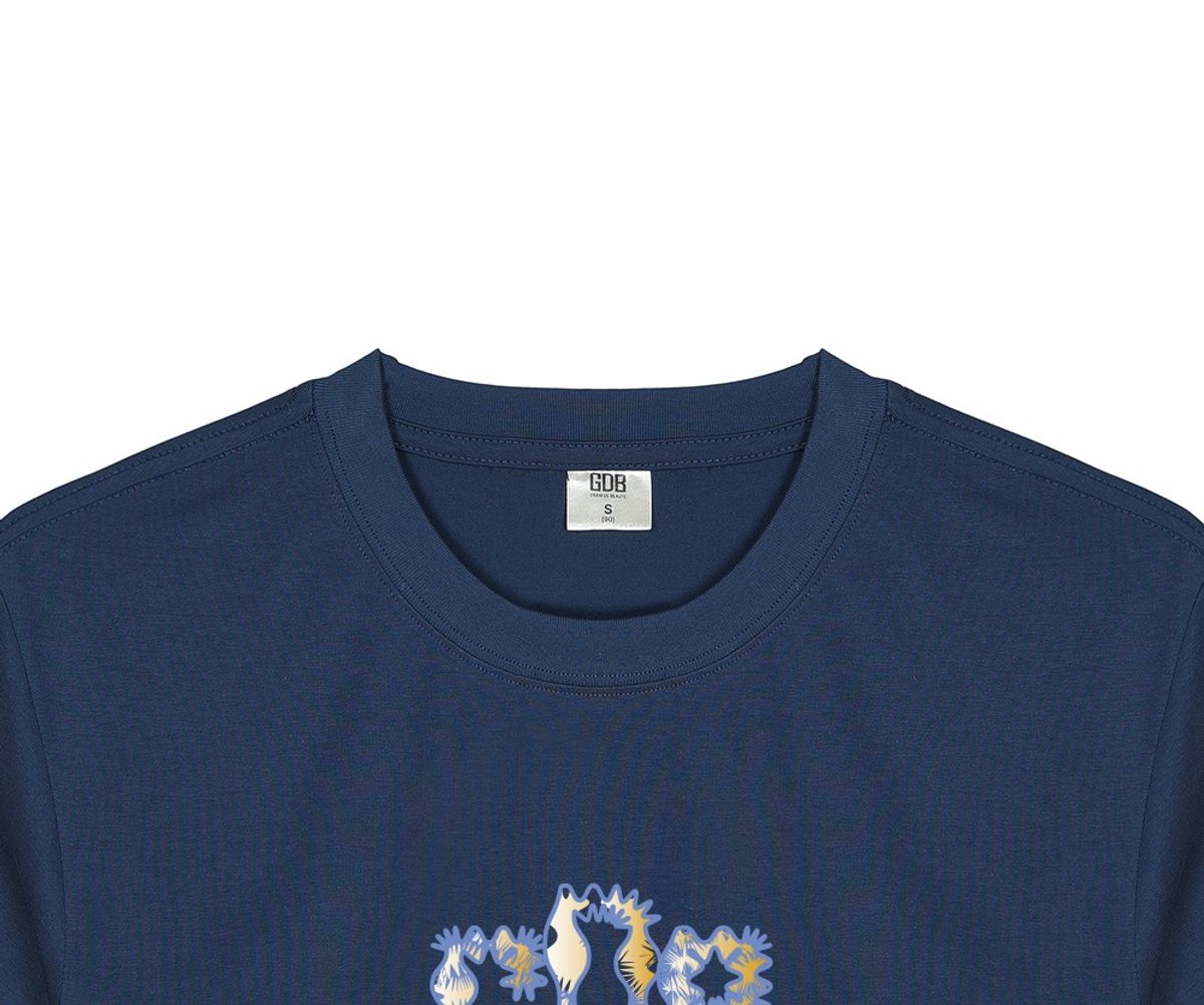 그랭드보떼(GRAIN DE BEAUTE) Original GDB T-SHIRT [NAVY]