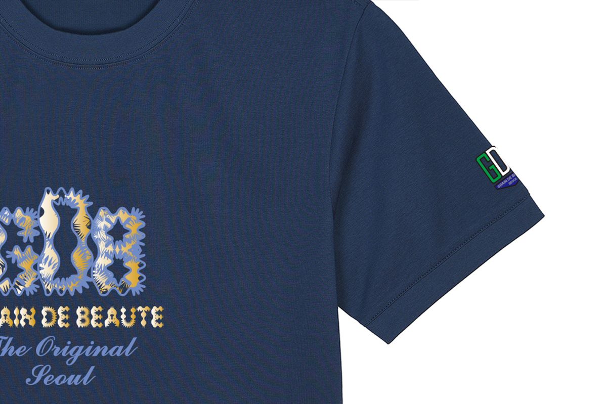 그랭드보떼(GRAIN DE BEAUTE) Original GDB T-SHIRT [NAVY]