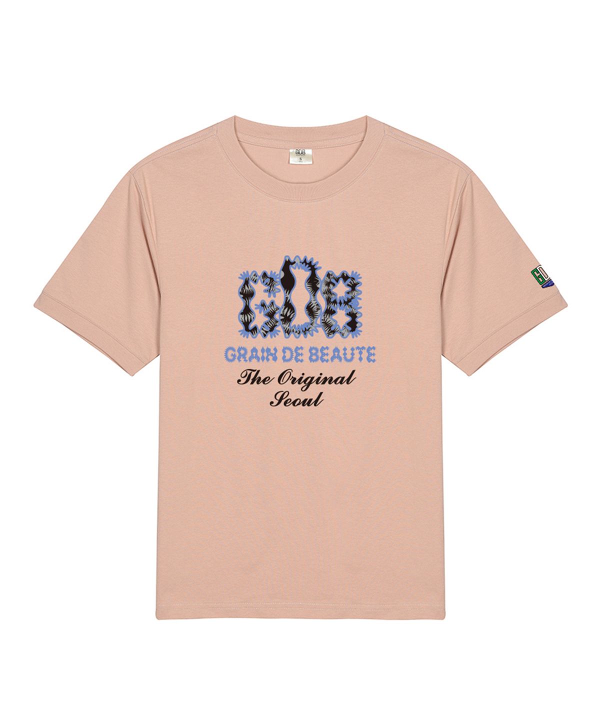 그랭드보떼(GRAIN DE BEAUTE) Original GDB T-SHIRT [INDY PINK]