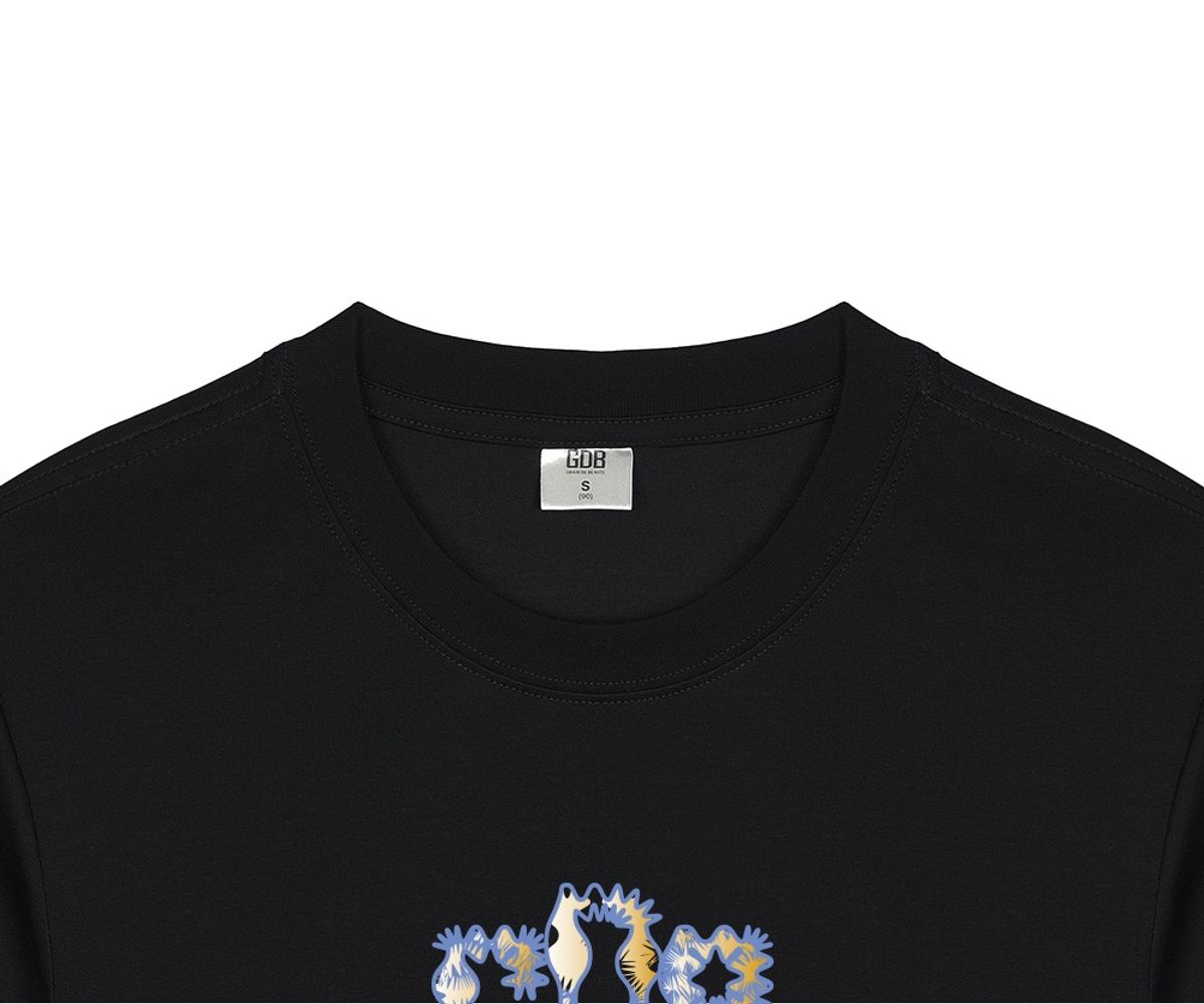 그랭드보떼(GRAIN DE BEAUTE) Original GDB T-SHIRT [BLACK]