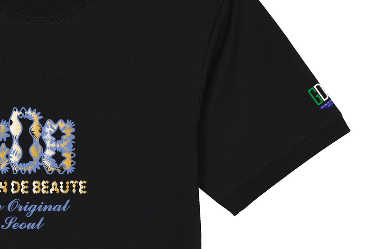 그랭드보떼(GRAIN DE BEAUTE) Original GDB T-SHIRT [BLACK]
