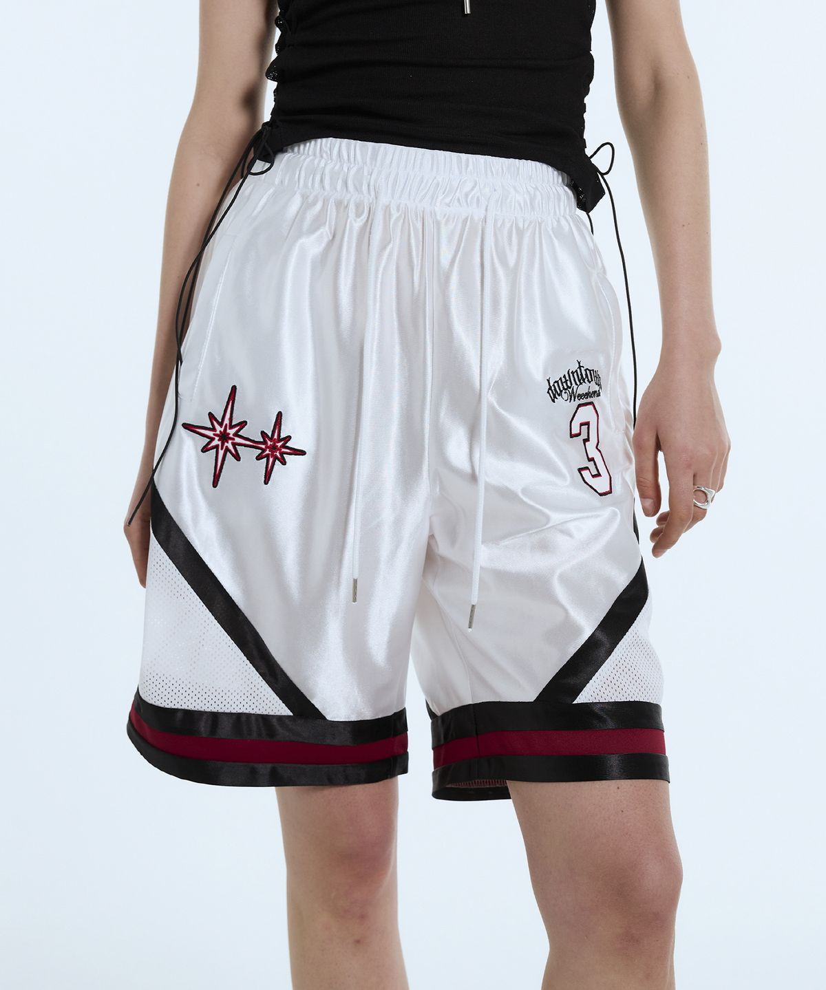 라티젠(LARTIGENT) L11 BIG NUMBER SHORTS(WHITE)