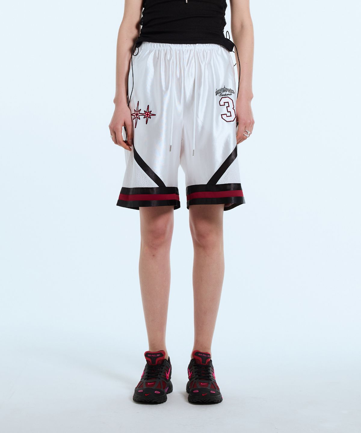 라티젠(LARTIGENT) L11 BIG NUMBER SHORTS(WHITE)