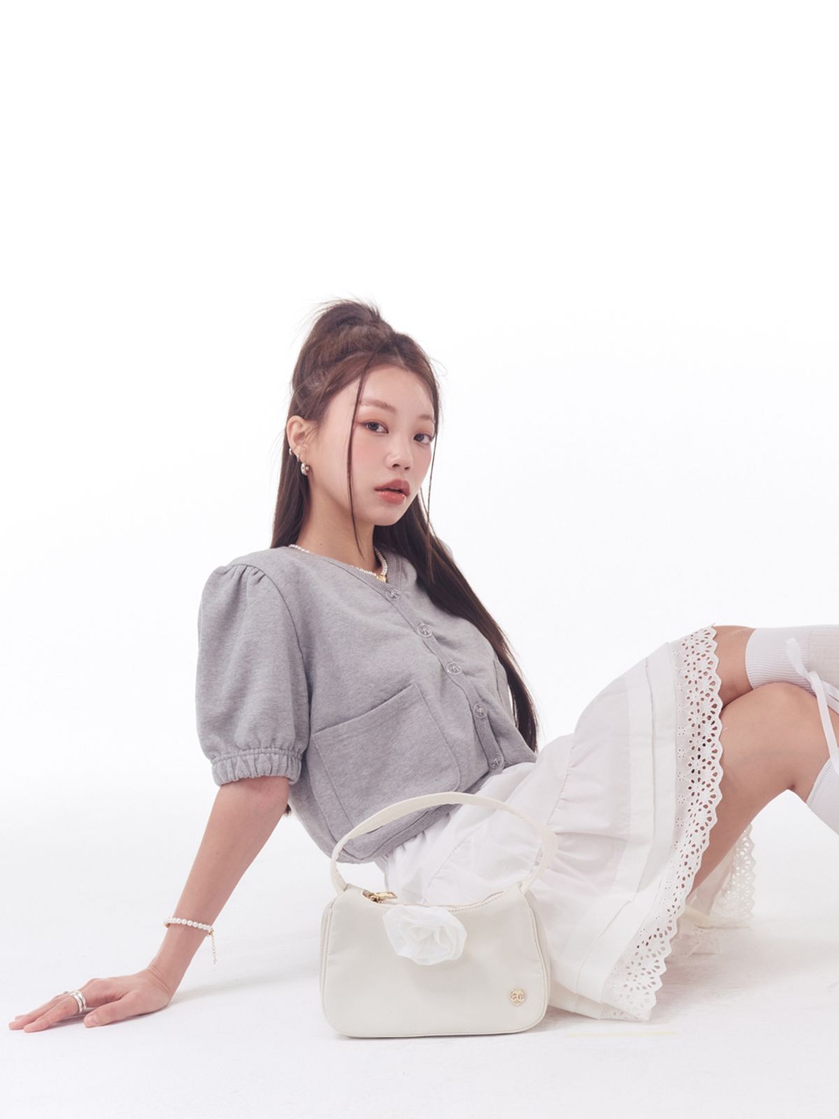 아노에틱(ANOETIC) ROSE COMFY BAG_IVORY
