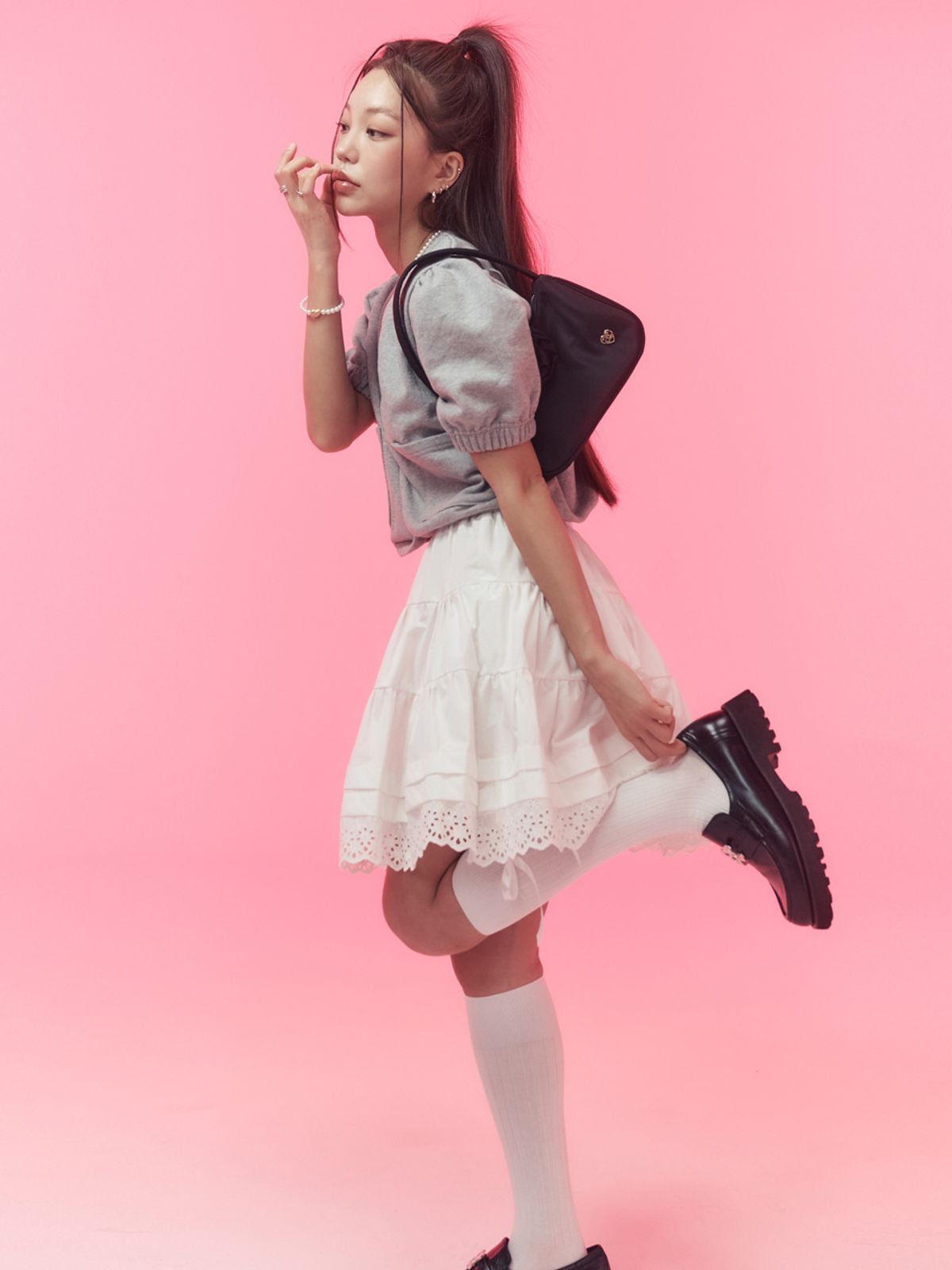 아노에틱(ANOETIC) ROSE COMFY BAG_BLACK
