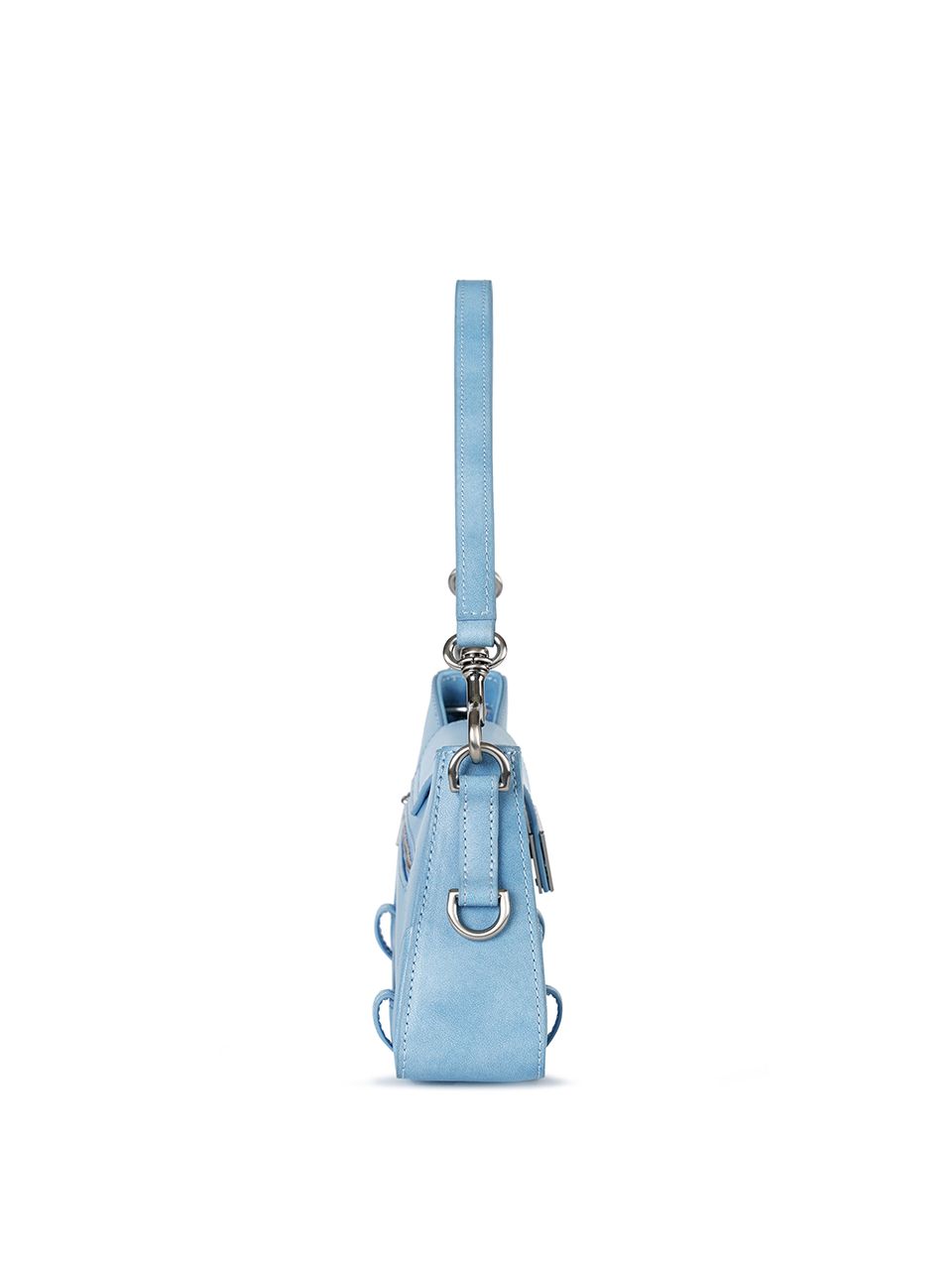 MUSINSA | fennec GAVI TRIANGLE BAG - BLUE