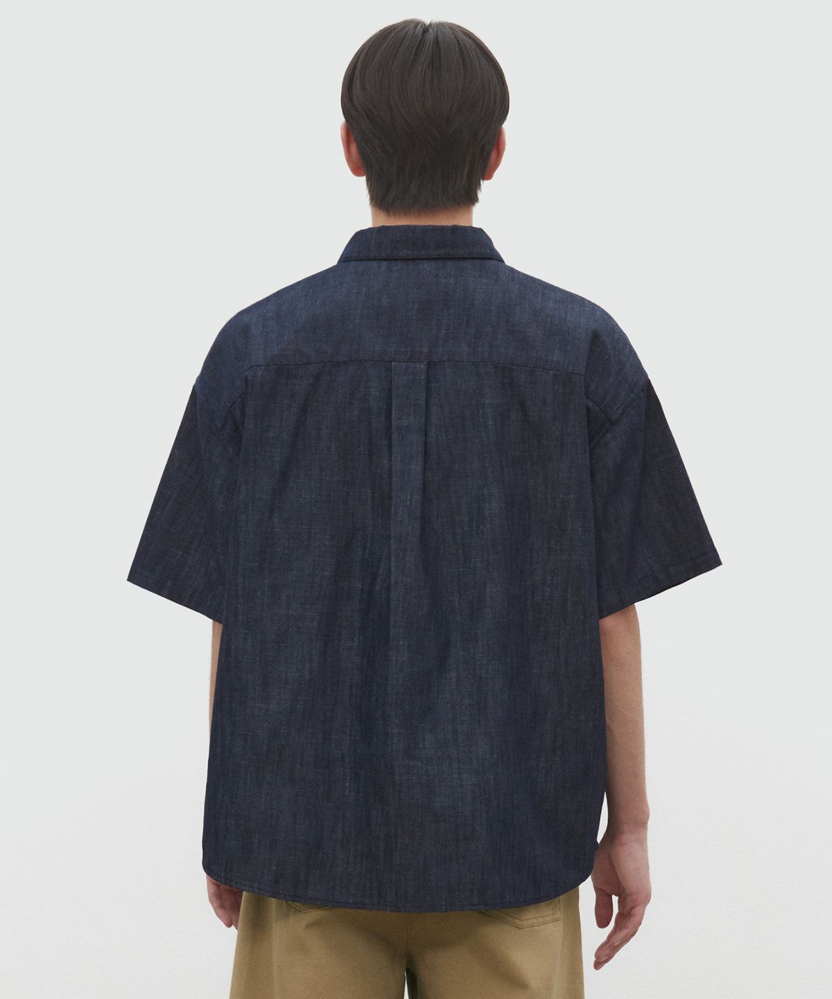 데케트(DECET) Over Denim Short Shirts DCSH004Indigo