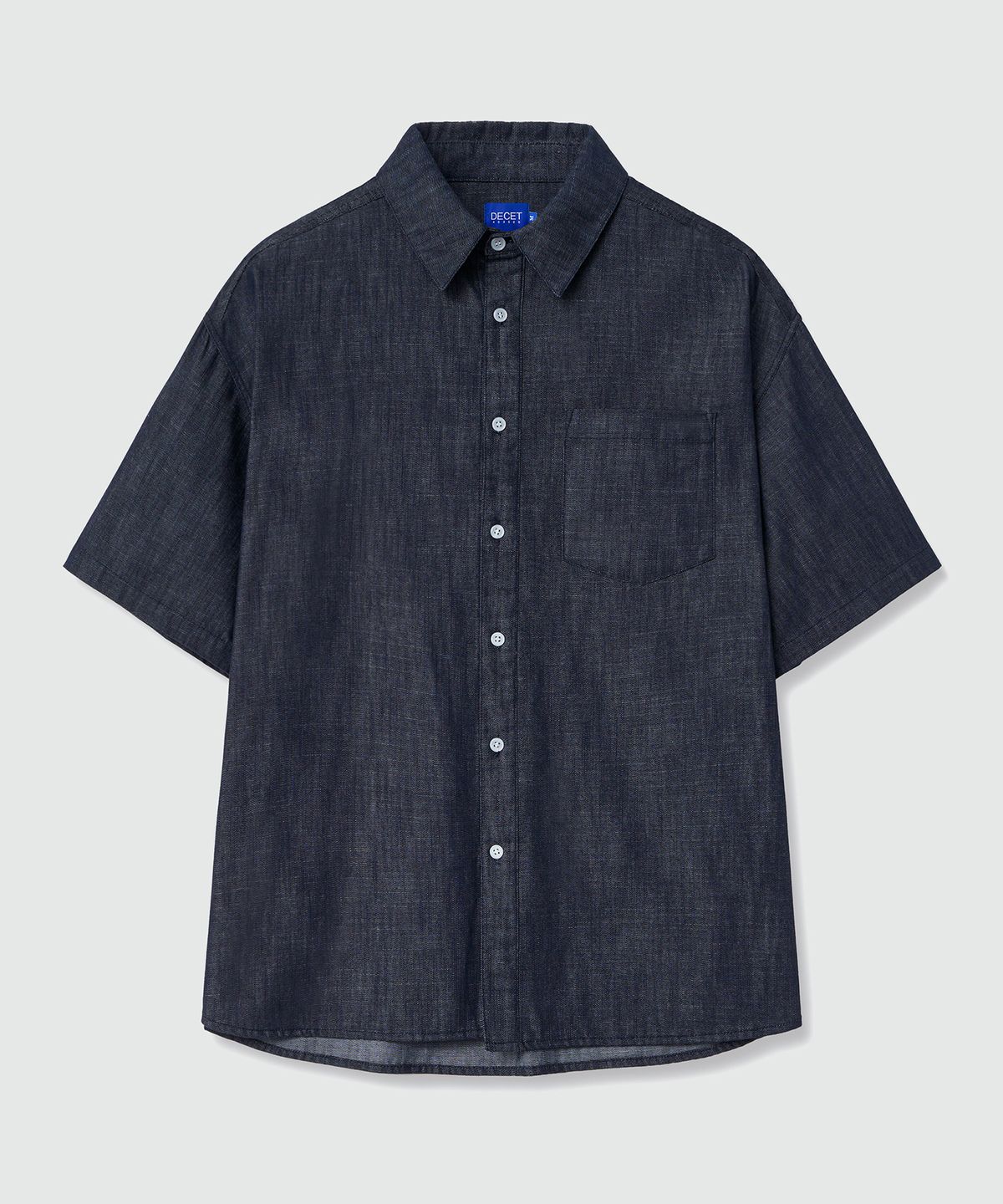 데케트(DECET) Over Denim Short Shirts DCSH004Indigo