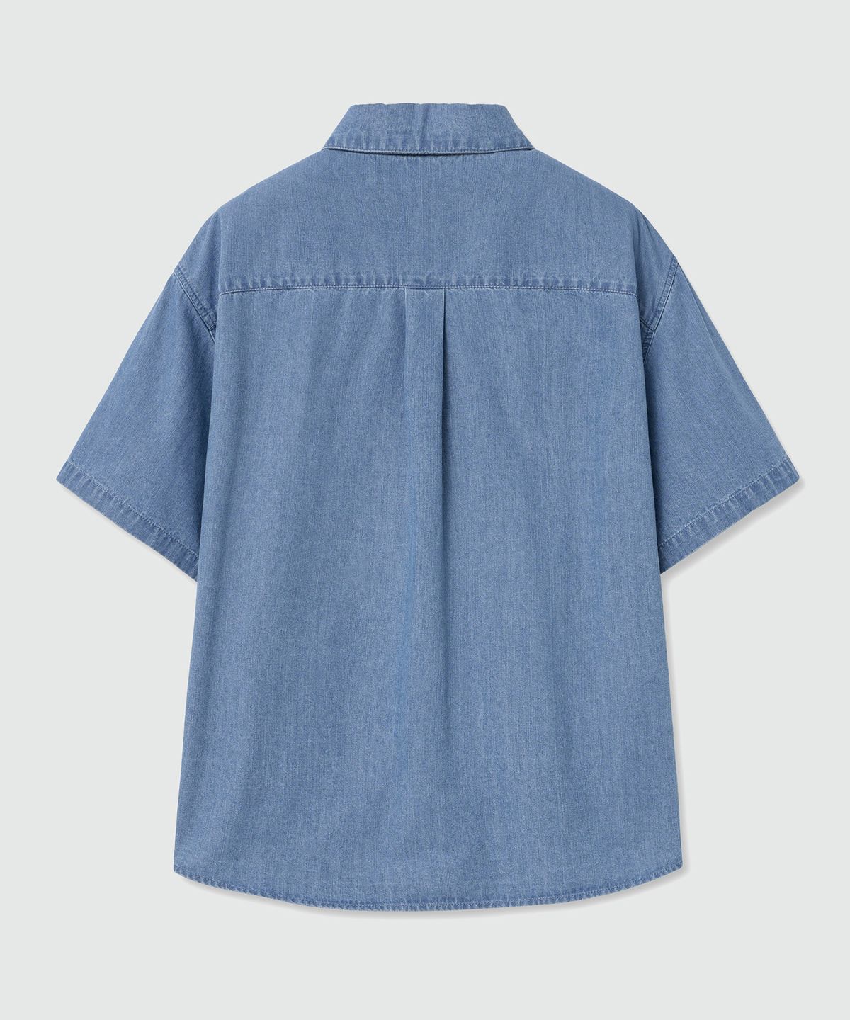 데케트(DECET) Over Denim Short Shirts DCSH004LightBlue