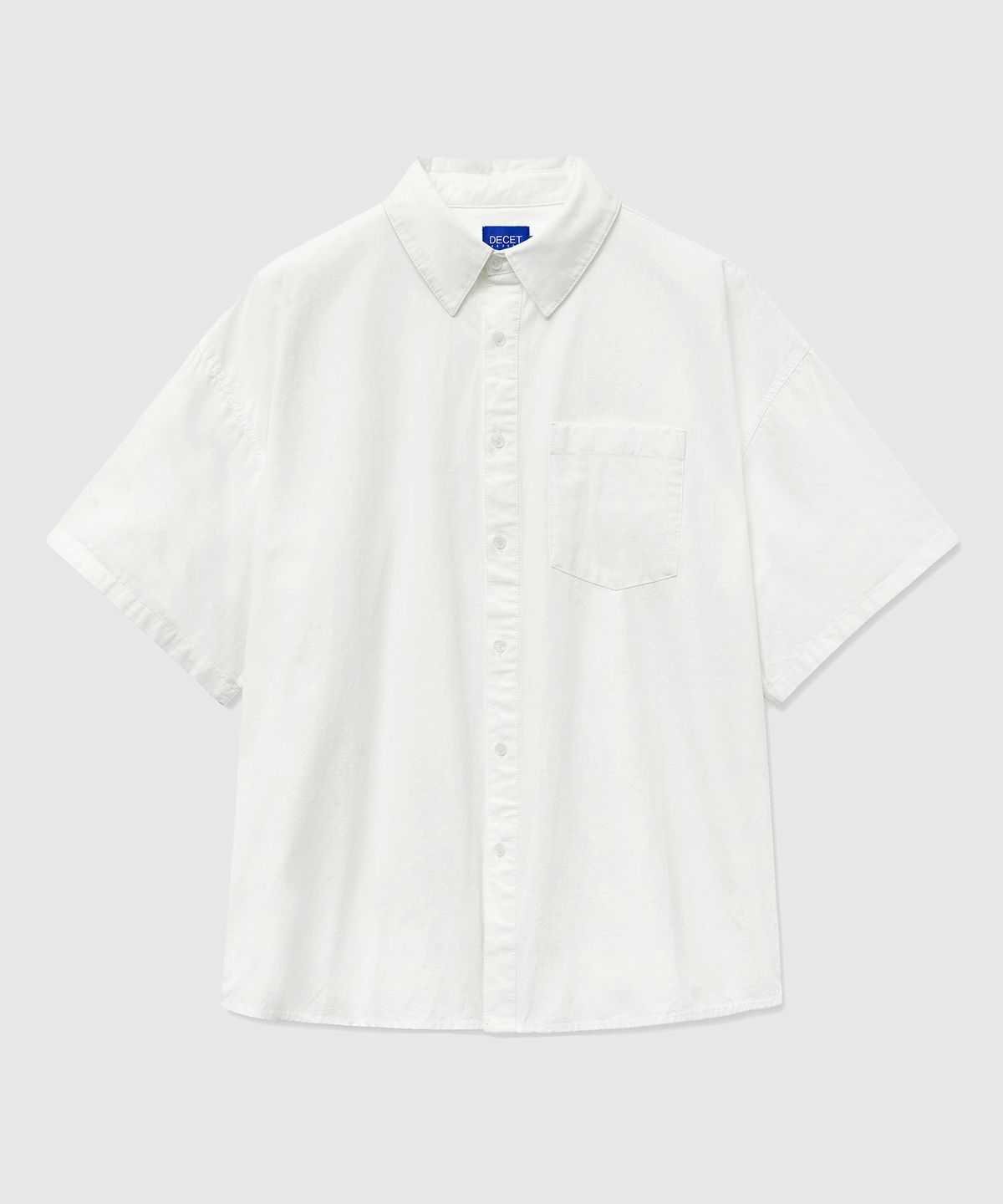 데케트(DECET) [썸머 린넨라이크]LinenLike Over Short Shirts DCSH005Ivory
