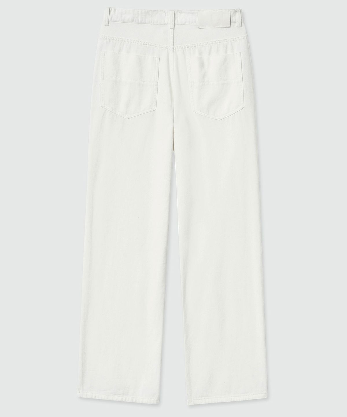 데케트(DECET) [썸머 린넨라이크]Linen Like Mid Rise Wide Jeans DCPT039Ivory