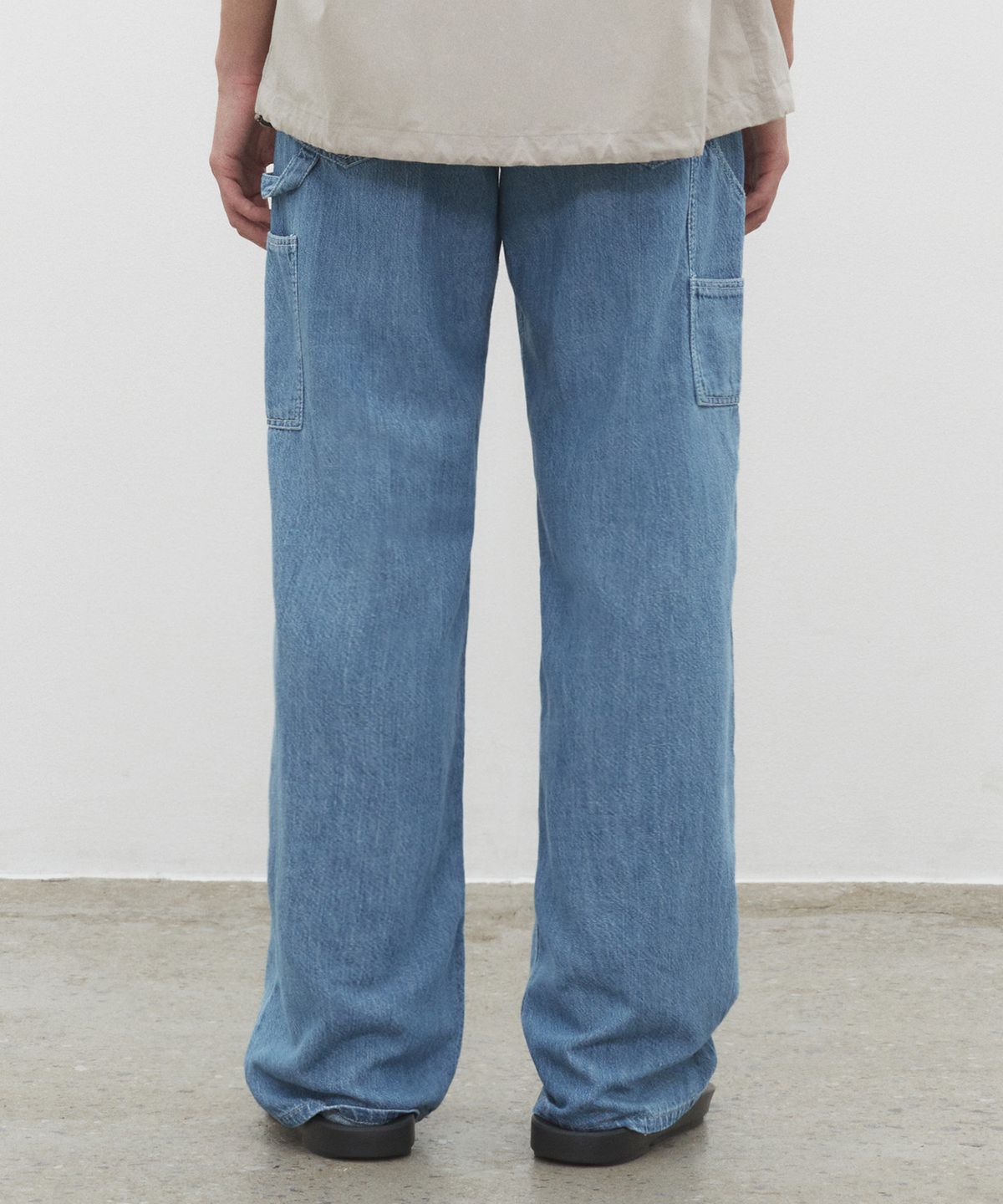 데케트(DECET) [썸머 린넨라이크]LinenLike Carpenter Jeans DCPT040Blue