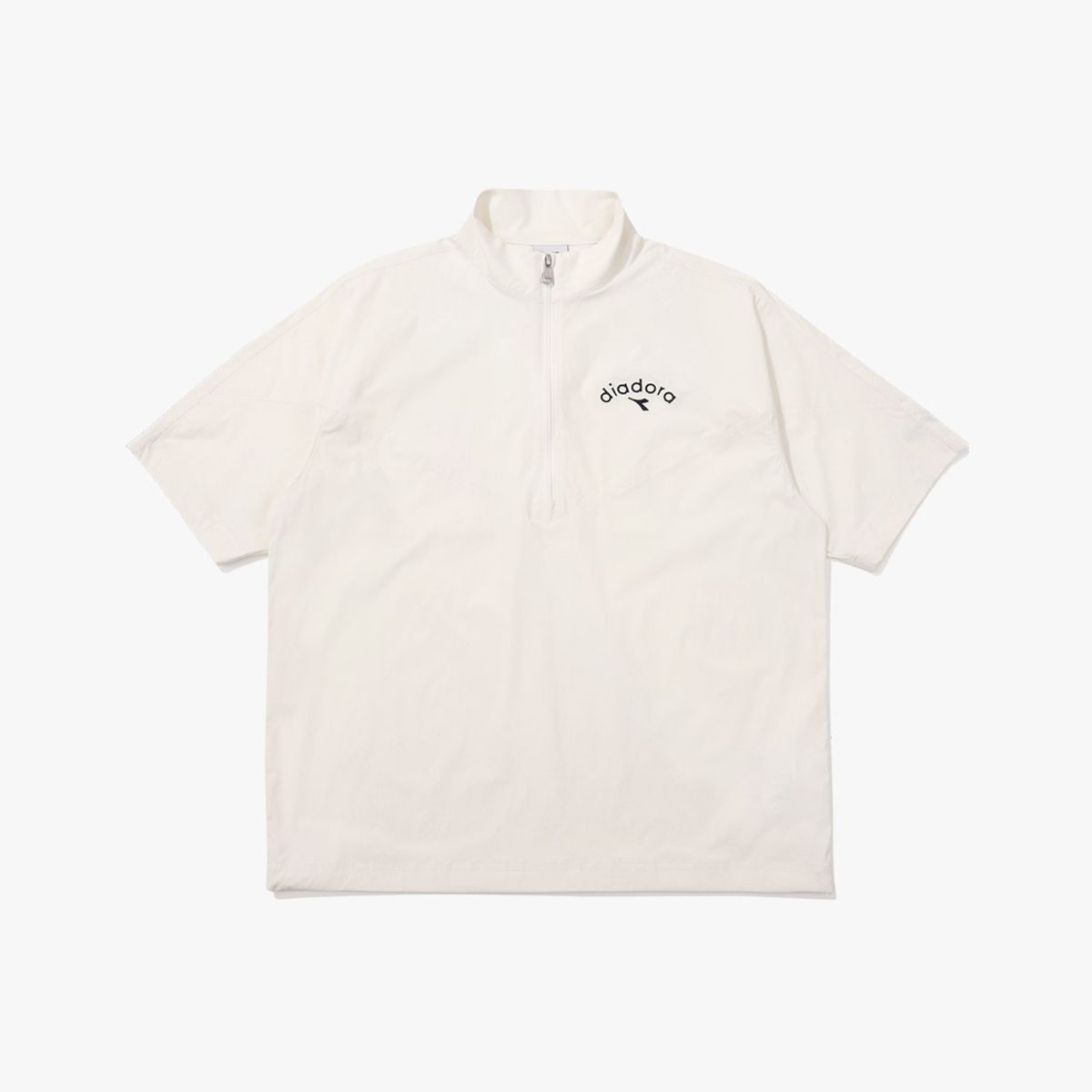 디아도라(diadora) 컴피 우븐 반팔 아노락 IVORY