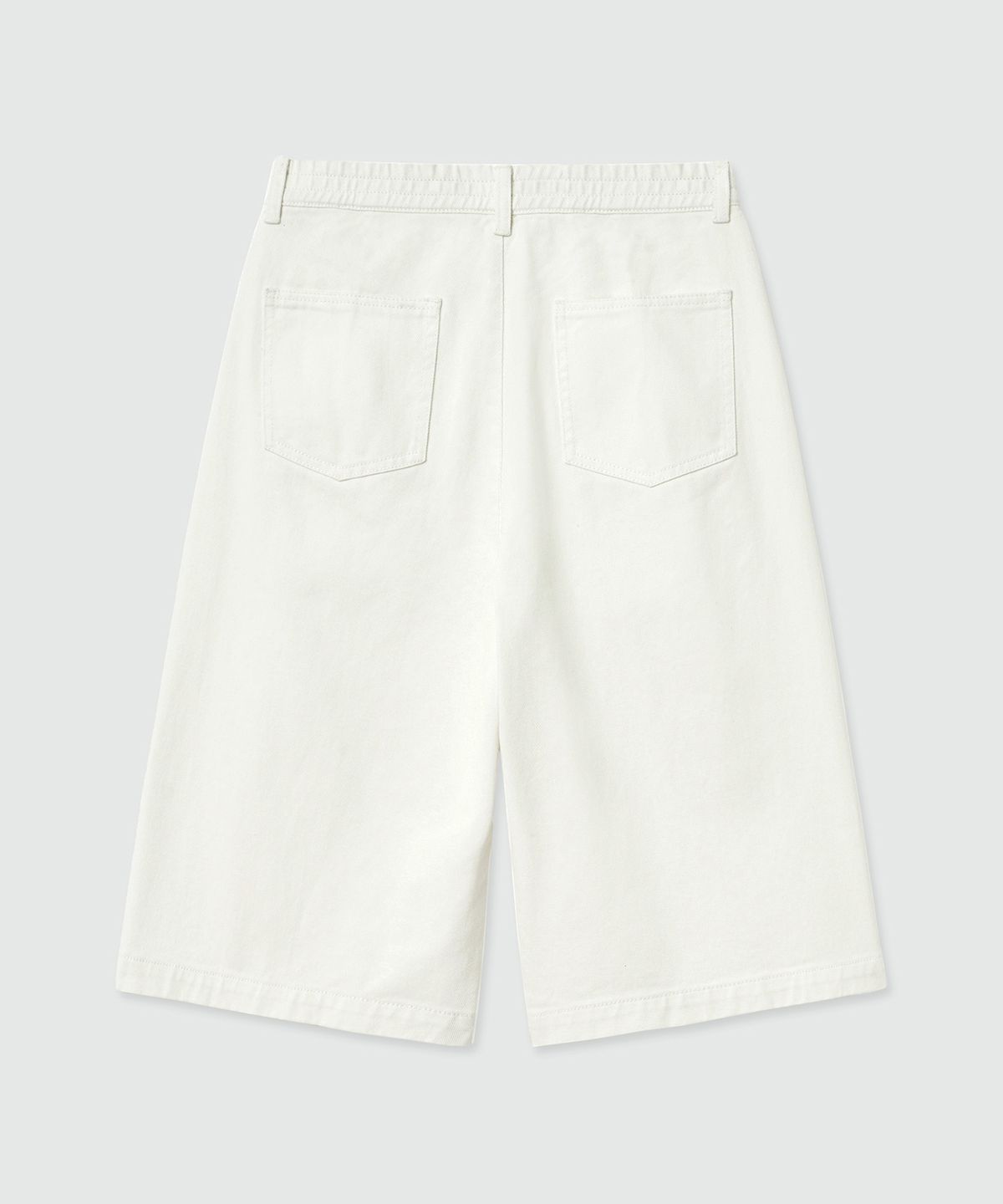 데케트(DECET) Cotton 2Pleats Shorts DCPT041Ivory