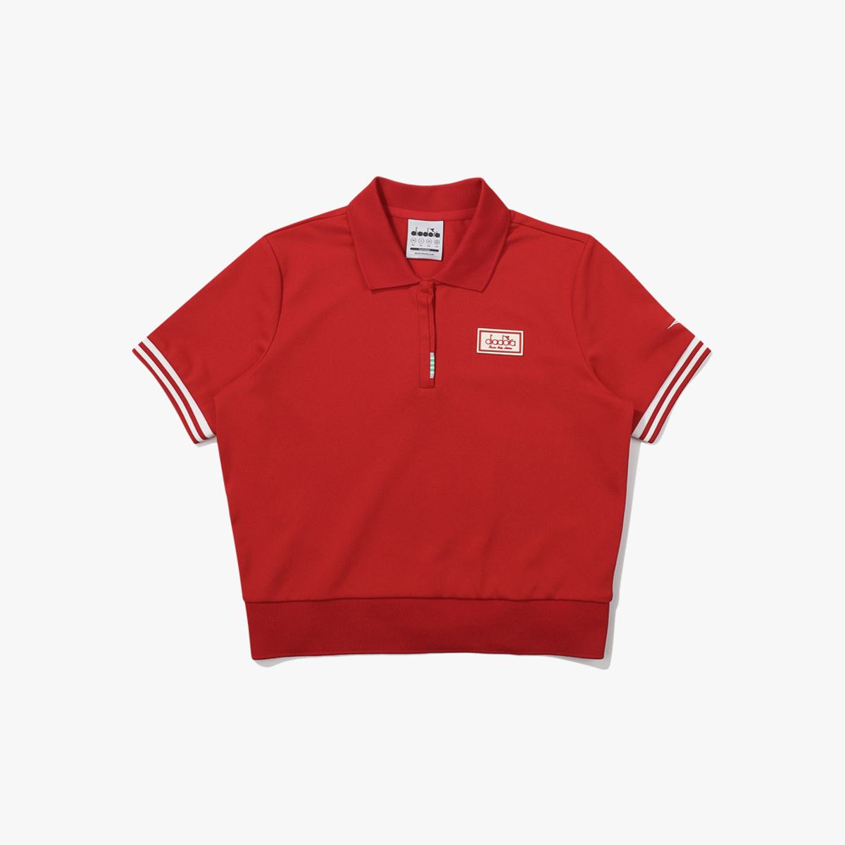 디아도라(diadora) 그라지아 PK 반팔 티셔츠 우먼 RED