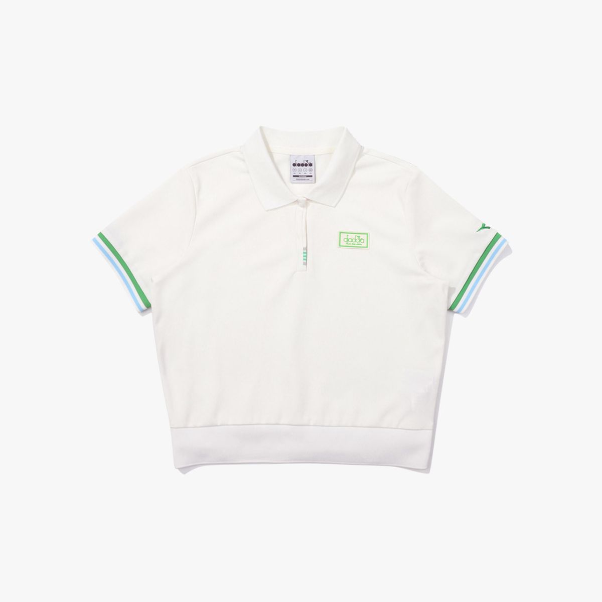 디아도라(diadora) 그라지아 PK 반팔 티셔츠 우먼 WHITE