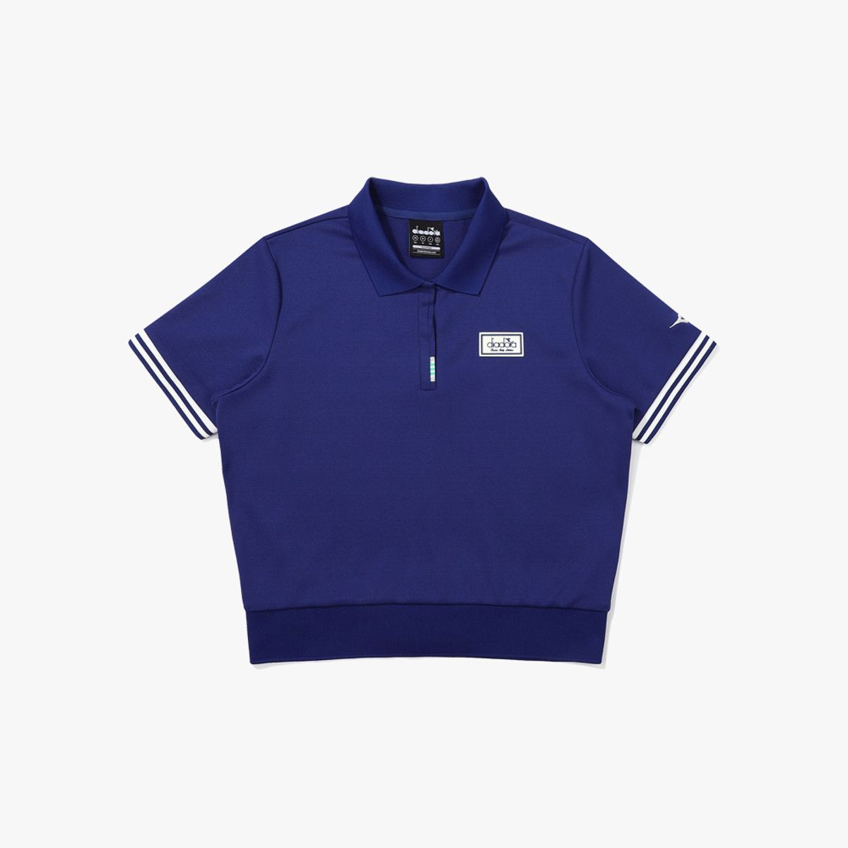 디아도라(diadora) 그라지아 PK 반팔 티셔츠 우먼 BLUE