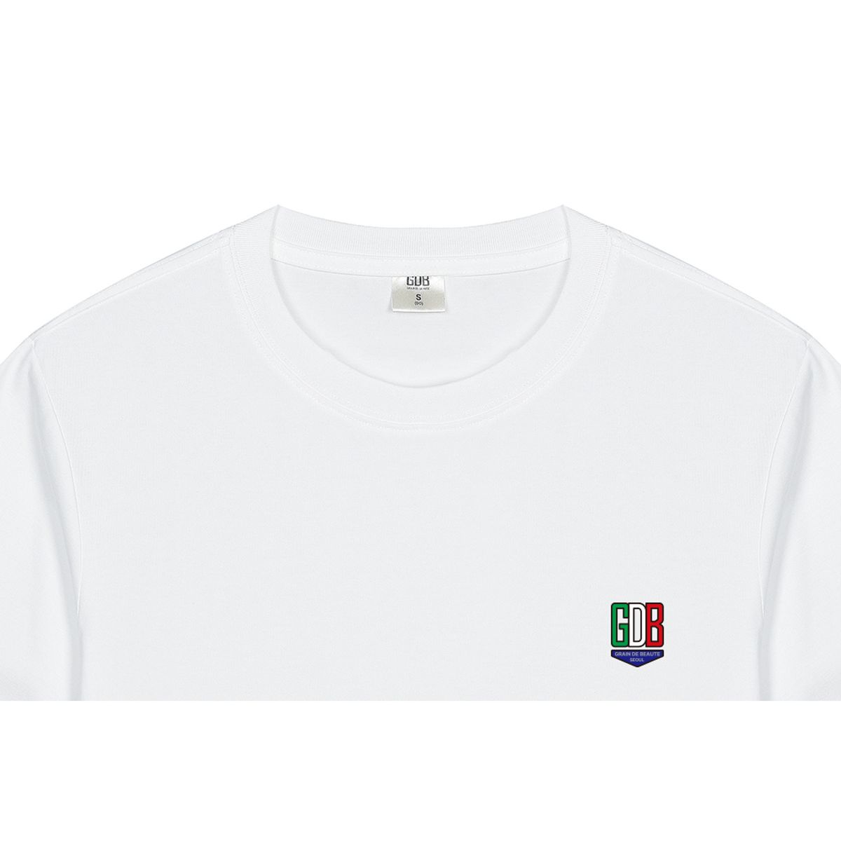 그랭드보떼(GRAIN DE BEAUTE) BACK LOGO GDB T-SHIRT 02 [WHITE]