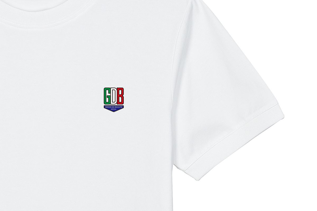 그랭드보떼(GRAIN DE BEAUTE) BACK LOGO GDB T-SHIRT 02 [WHITE]
