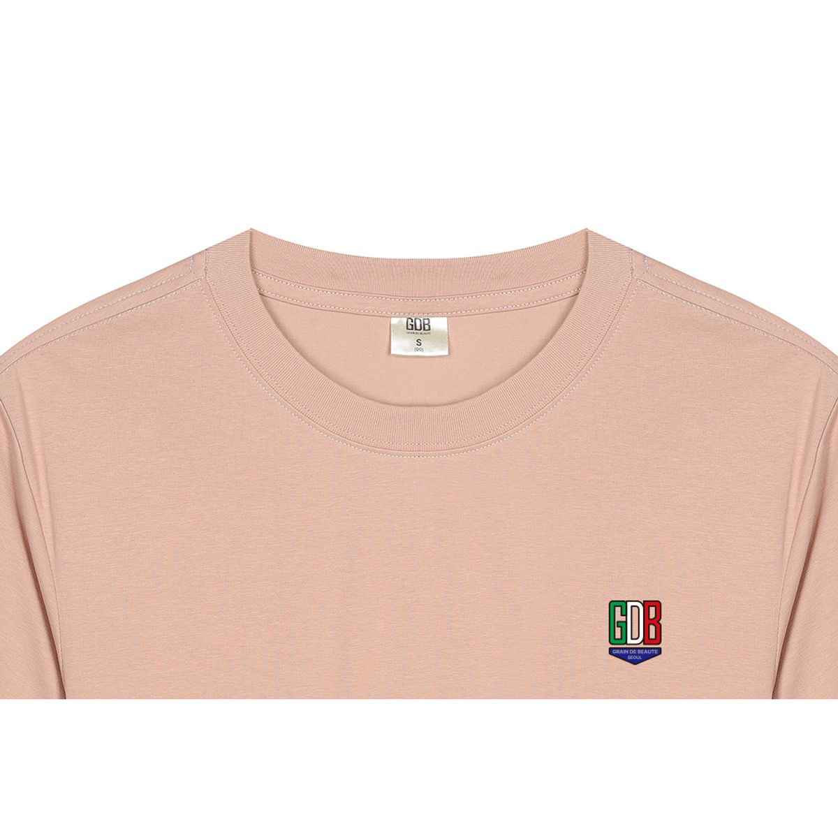 그랭드보떼(GRAIN DE BEAUTE) BACK LOGO GDB T-SHIRT 02 [INDY PINK]