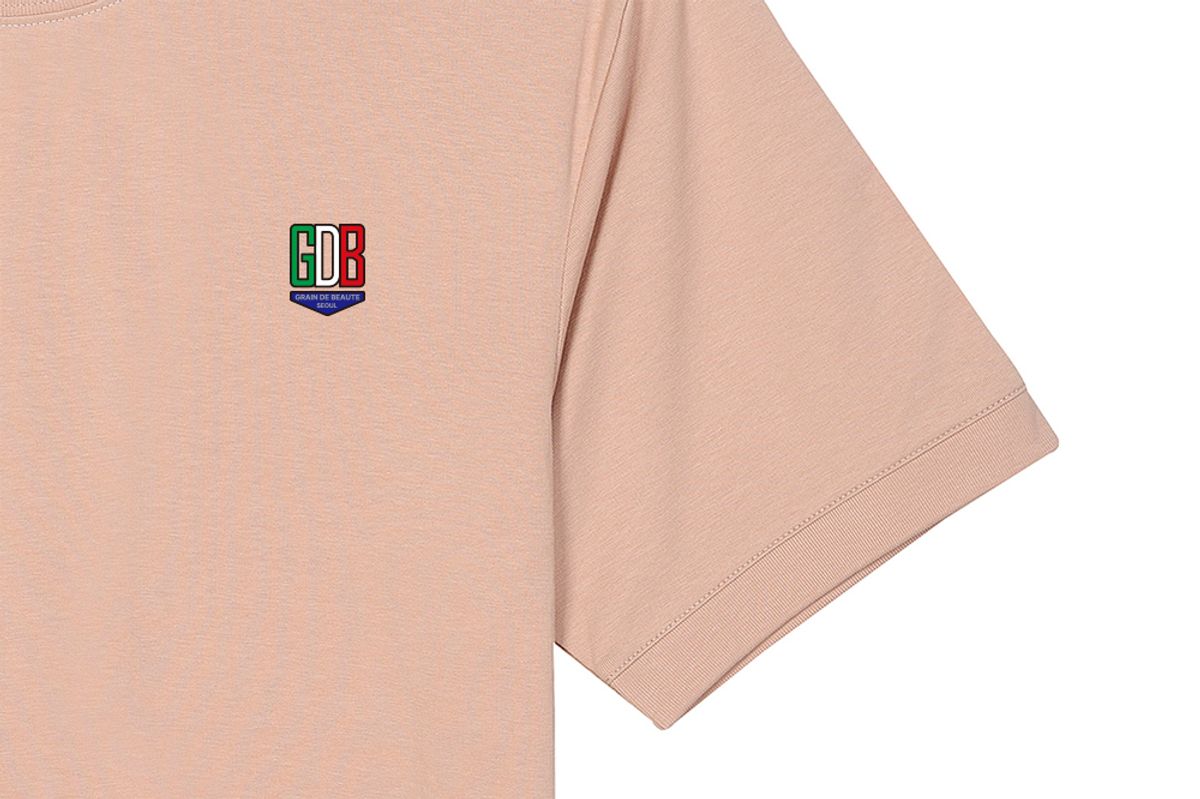 그랭드보떼(GRAIN DE BEAUTE) BACK LOGO GDB T-SHIRT 02 [INDY PINK]