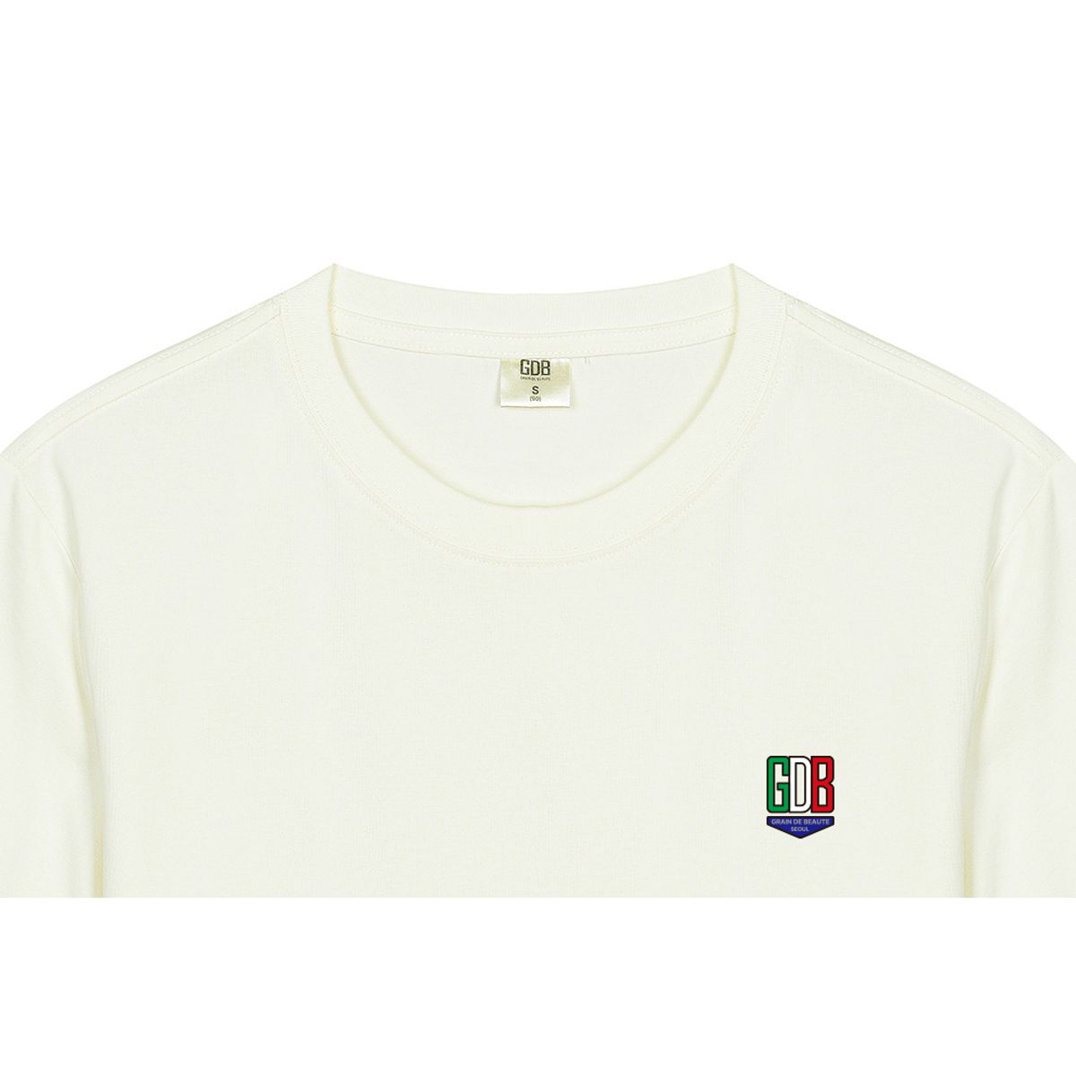 그랭드보떼(GRAIN DE BEAUTE) BACK LOGO GDB T-SHIRT 02 [BEIGE]