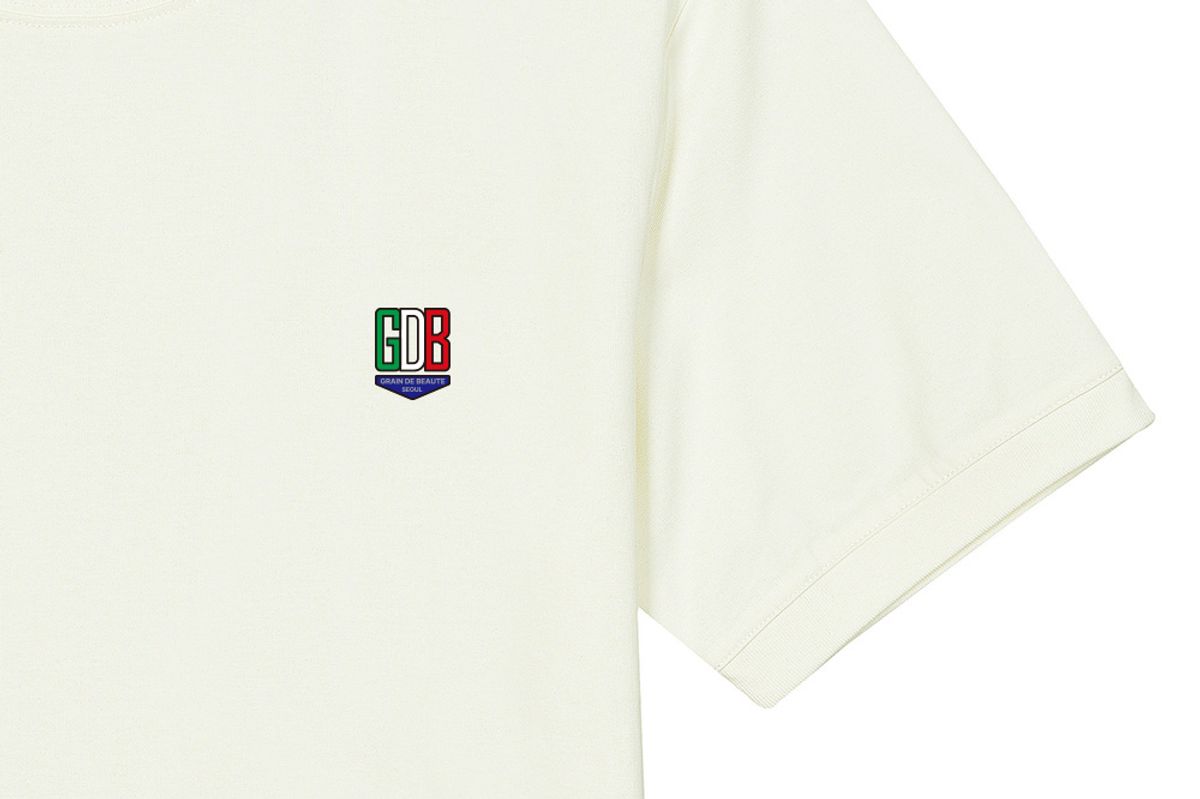 그랭드보떼(GRAIN DE BEAUTE) BACK LOGO GDB T-SHIRT 02 [BEIGE]