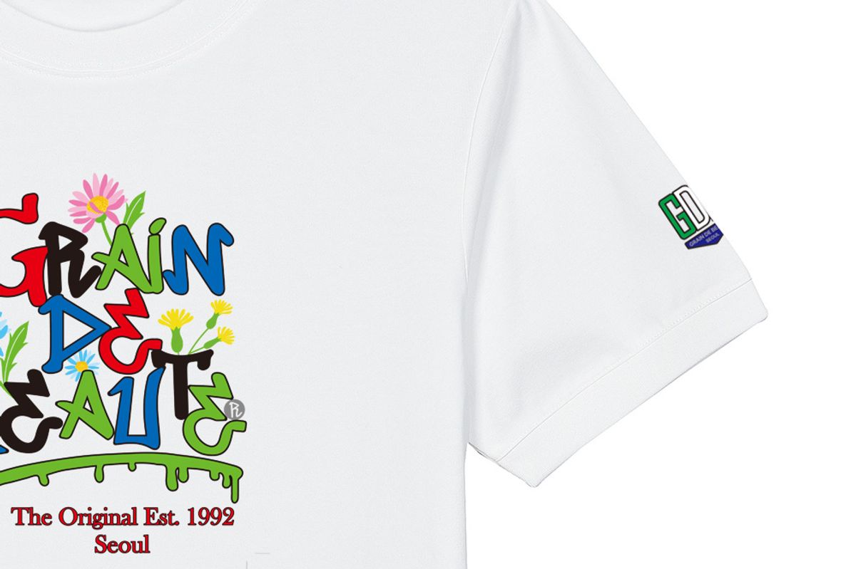 그랭드보떼(GRAIN DE BEAUTE) ORIGINAL 1992 T-SHIRT 01 [WHITE]