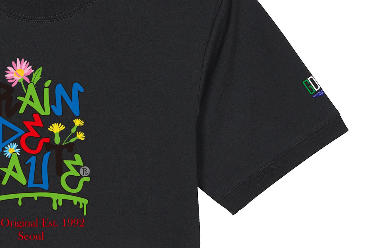 그랭드보떼(GRAIN DE BEAUTE) ORIGINAL 1992 T-SHIRT 01 [BLACK]
