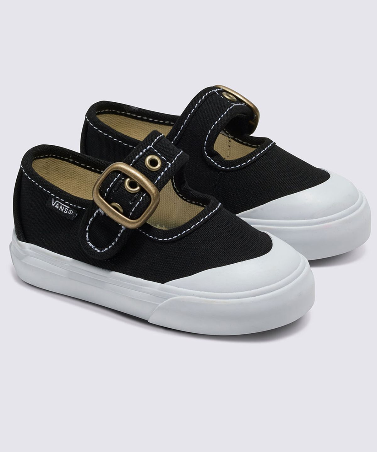 반스 키즈(VANS KIDS) 메리제인 토들러 - 블랙:트루화이트 / VN000CRY6BT1