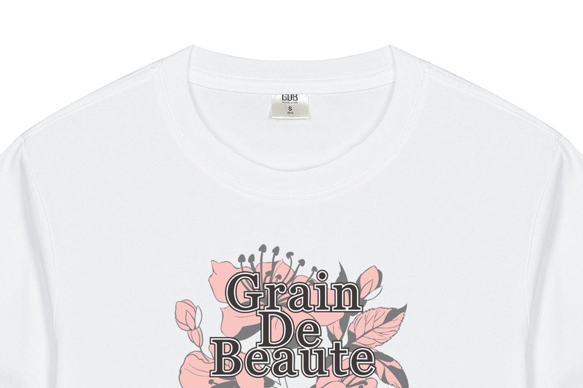 그랭드보떼(GRAIN DE BEAUTE) SIGNATURE T-SHIRT 03 [WHITE]