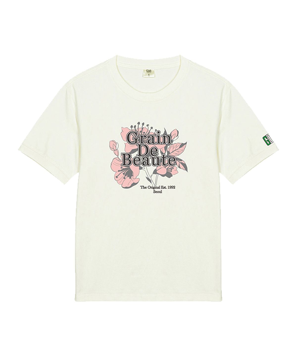 그랭드보떼(GRAIN DE BEAUTE) SIGNATURE T-SHIRT 03 [BEIGE]